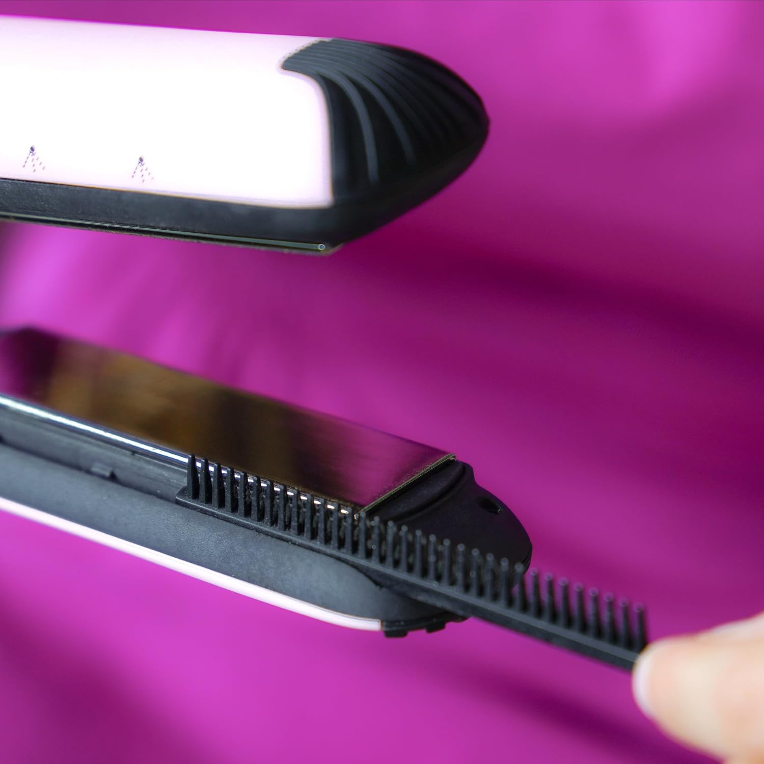 Thumbnail 2 de Demeliss Lisseur Vapeur Titanium V2.0 — Plaques flottantes, 2 en 1: lisser et boucleur, 5 niveaux de chaleur
