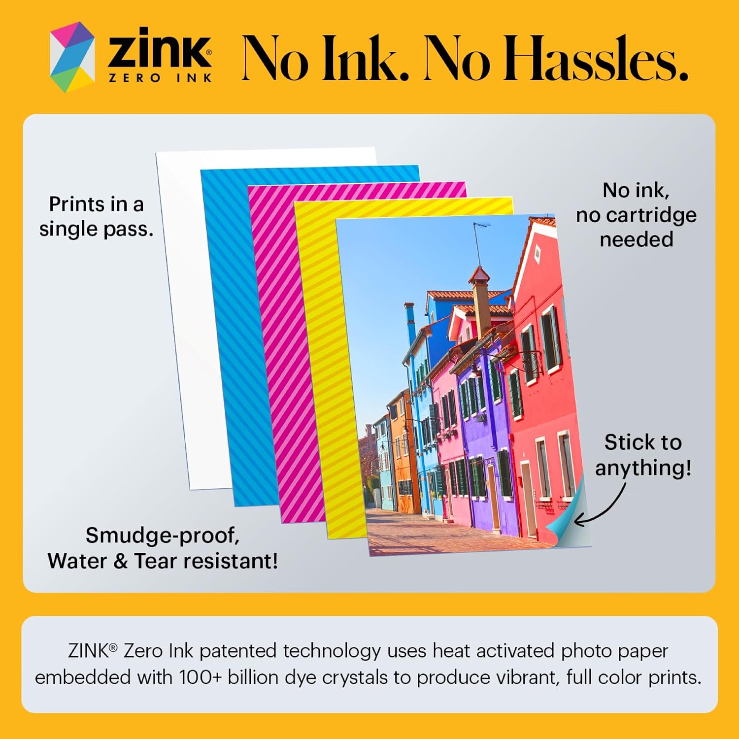 Detalle de KODAK STEP Instant Mobile Photo Printer: Compact, Sticky-Back Prints on the Go