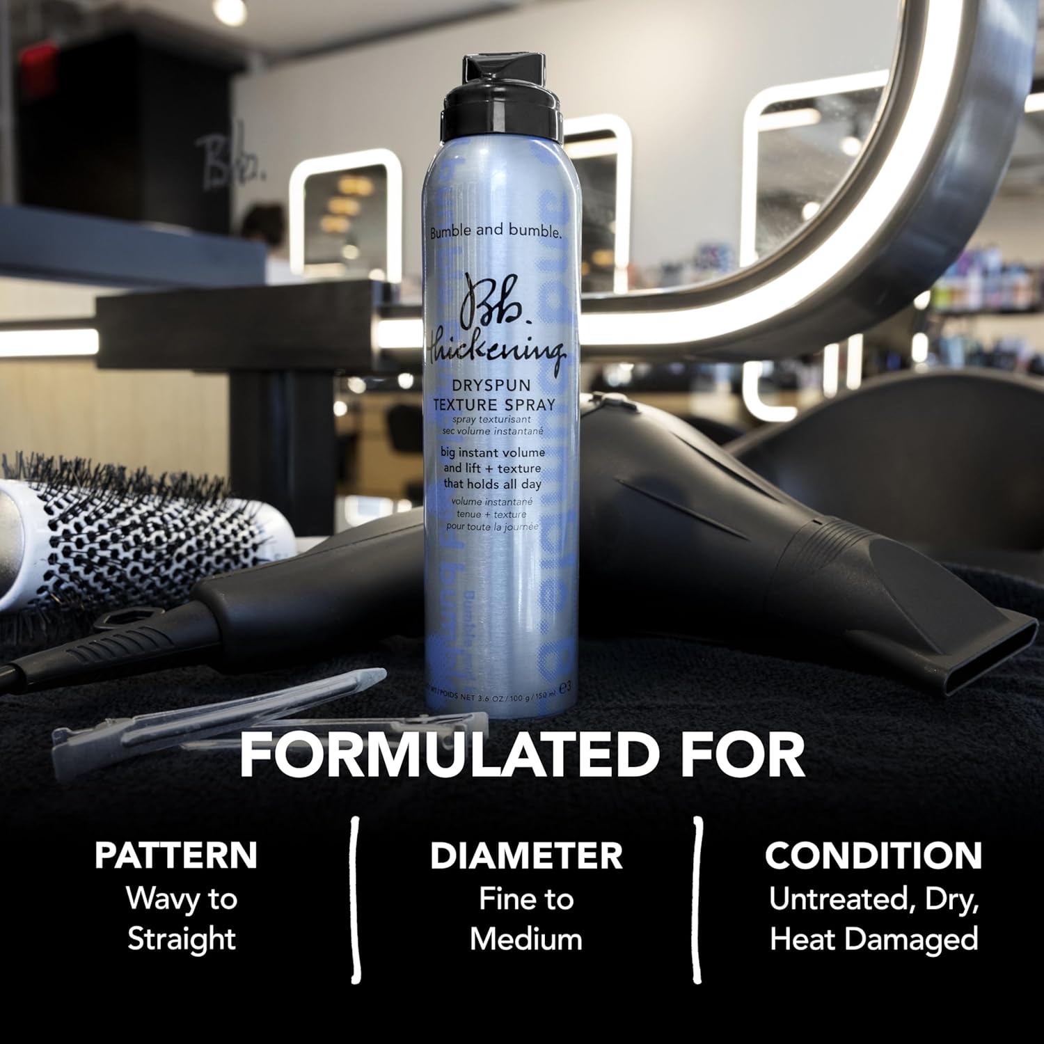 Thumbnail 3 de Bumble and bumble Thickening Dryspun Texture Spray – Volumising & Texture for Fine to Medium Hair