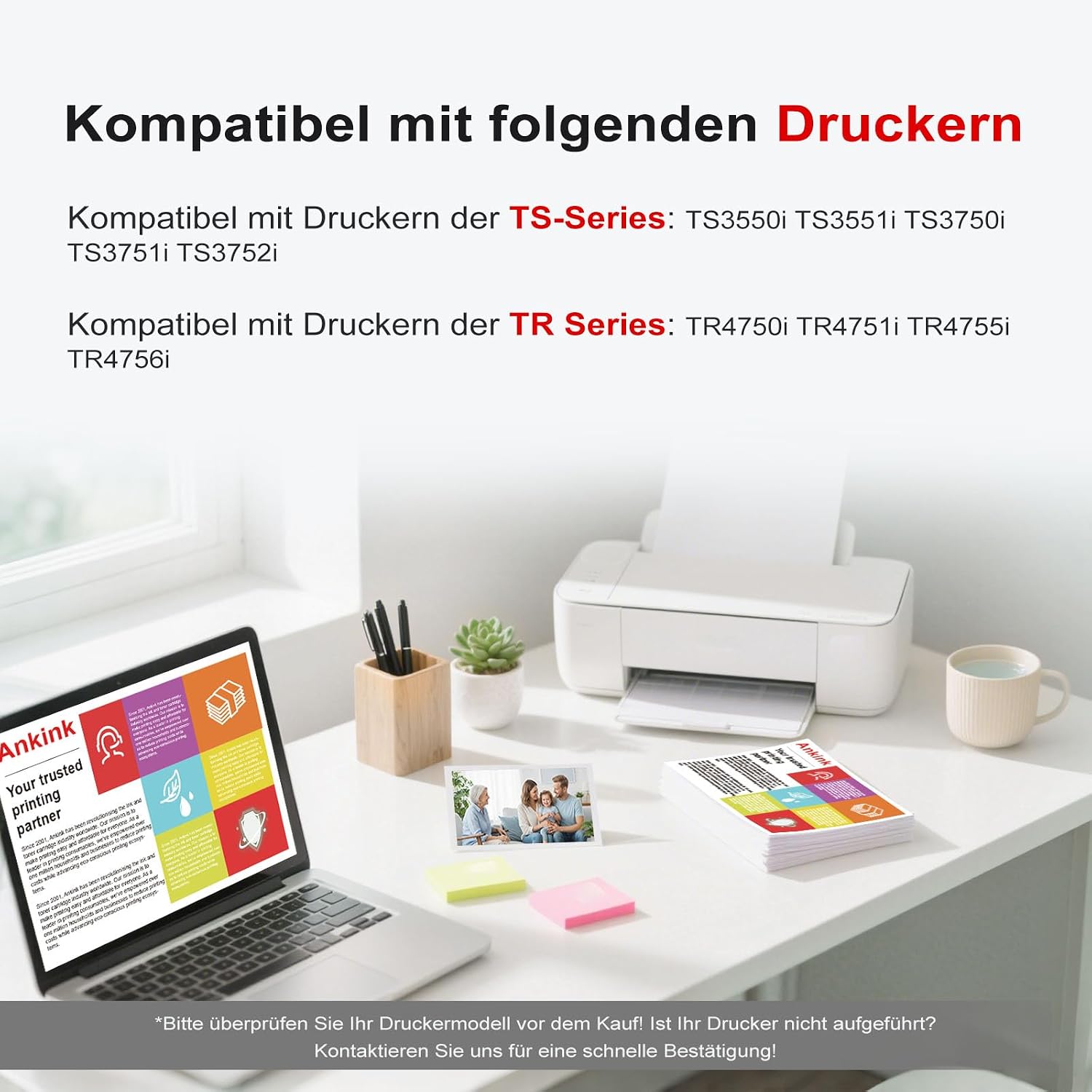 Thumbnail 2 de ANKINK Tintenpatrone PG575XL 576XL 2er-Pack Schwarz
