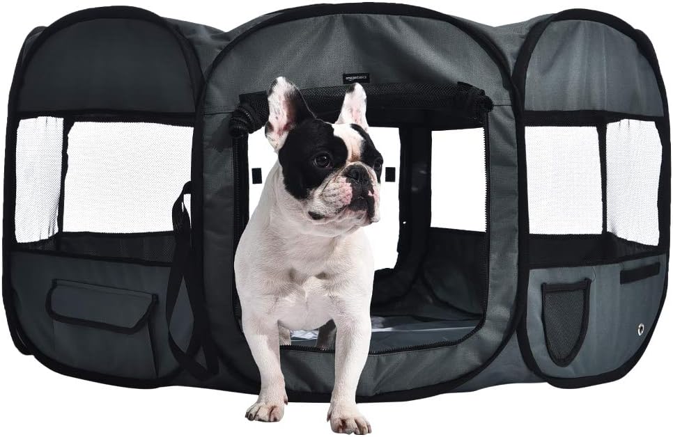 Thumbnail 6 de Amazon Basics Foldable Octagonal Soft Playpen (114 cm) for Pets
