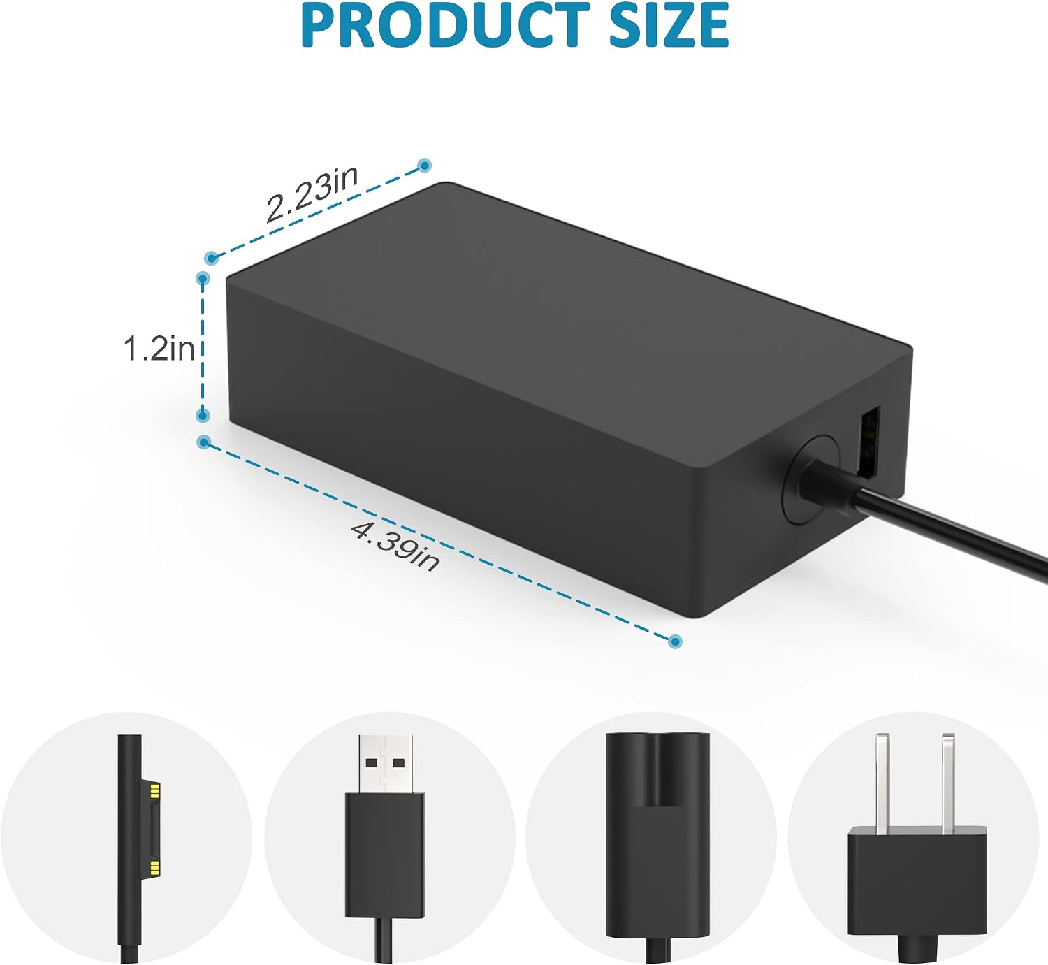 Detalle de Surface-Compatible Charger 65W