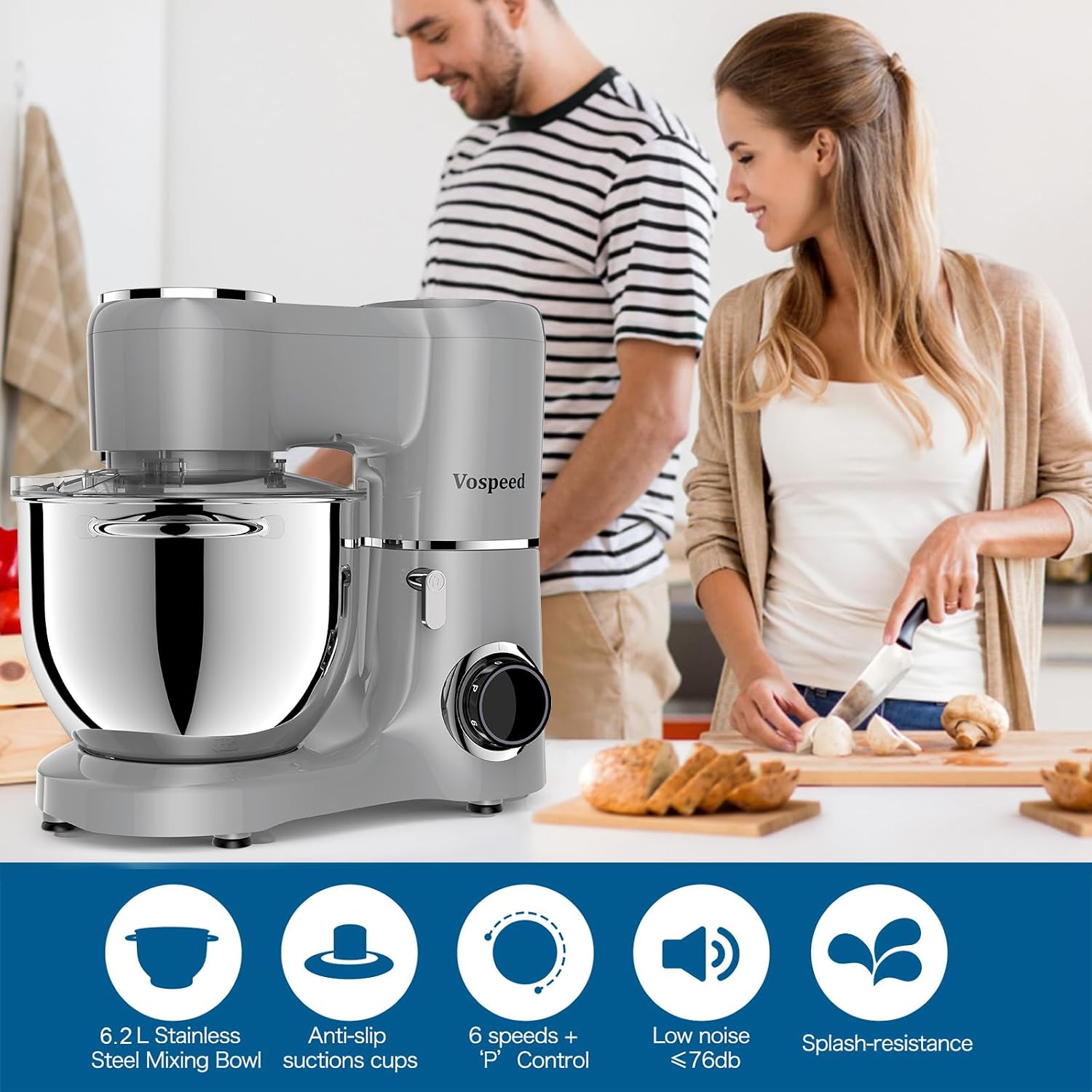 Thumbnail 6 de Vospeed Stand Mixer 8L