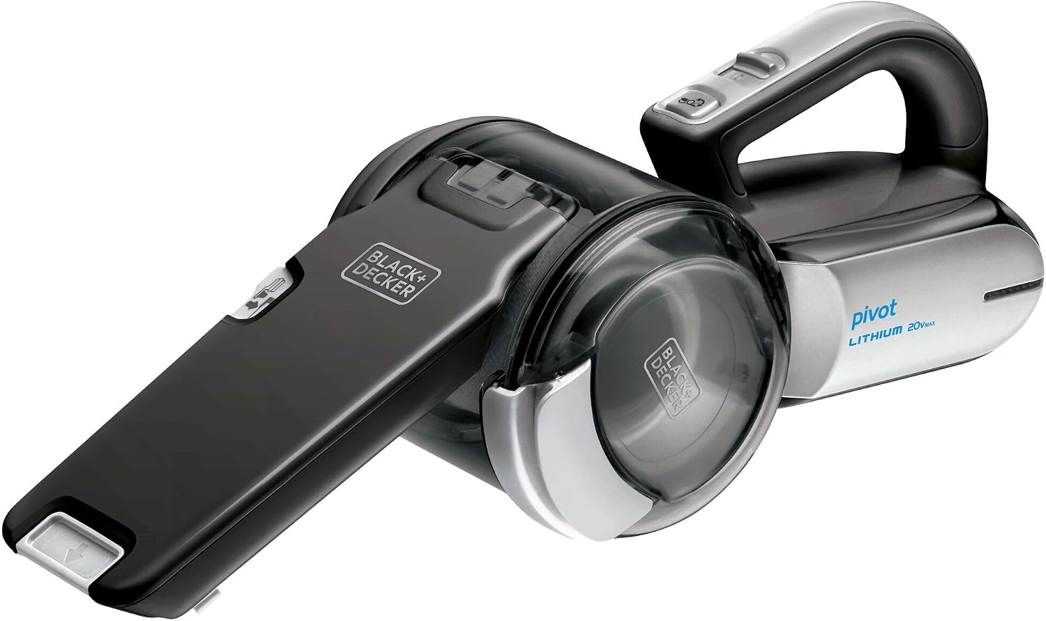 Detalle de BLACK+DECKER BDH2000PL Pivot Vac Handheld Vacuum, 20V MAX, 200° Pivoting Nozzle