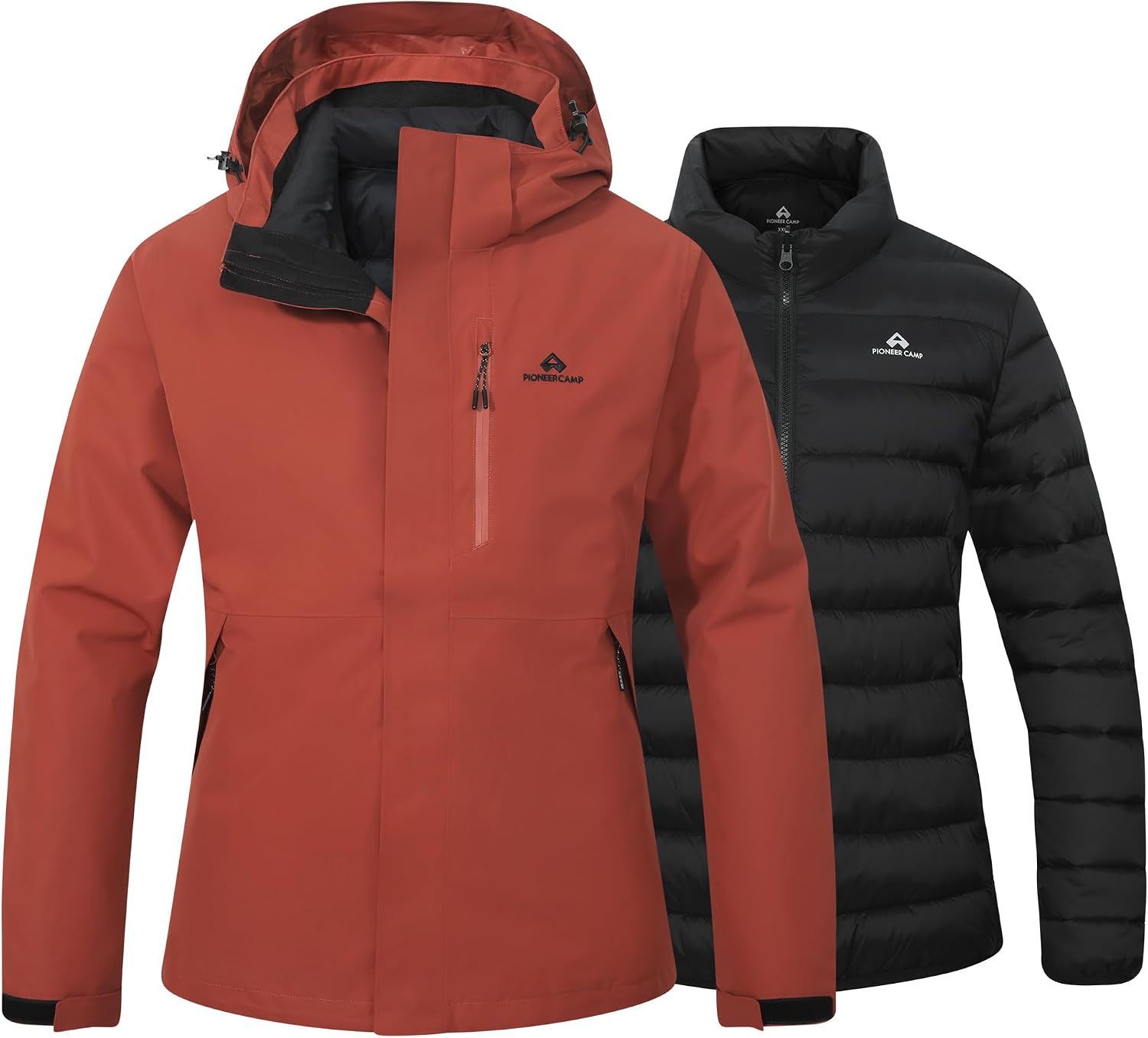 Detalle de Pioneer Camp winterjacke damen 3‑in‑1