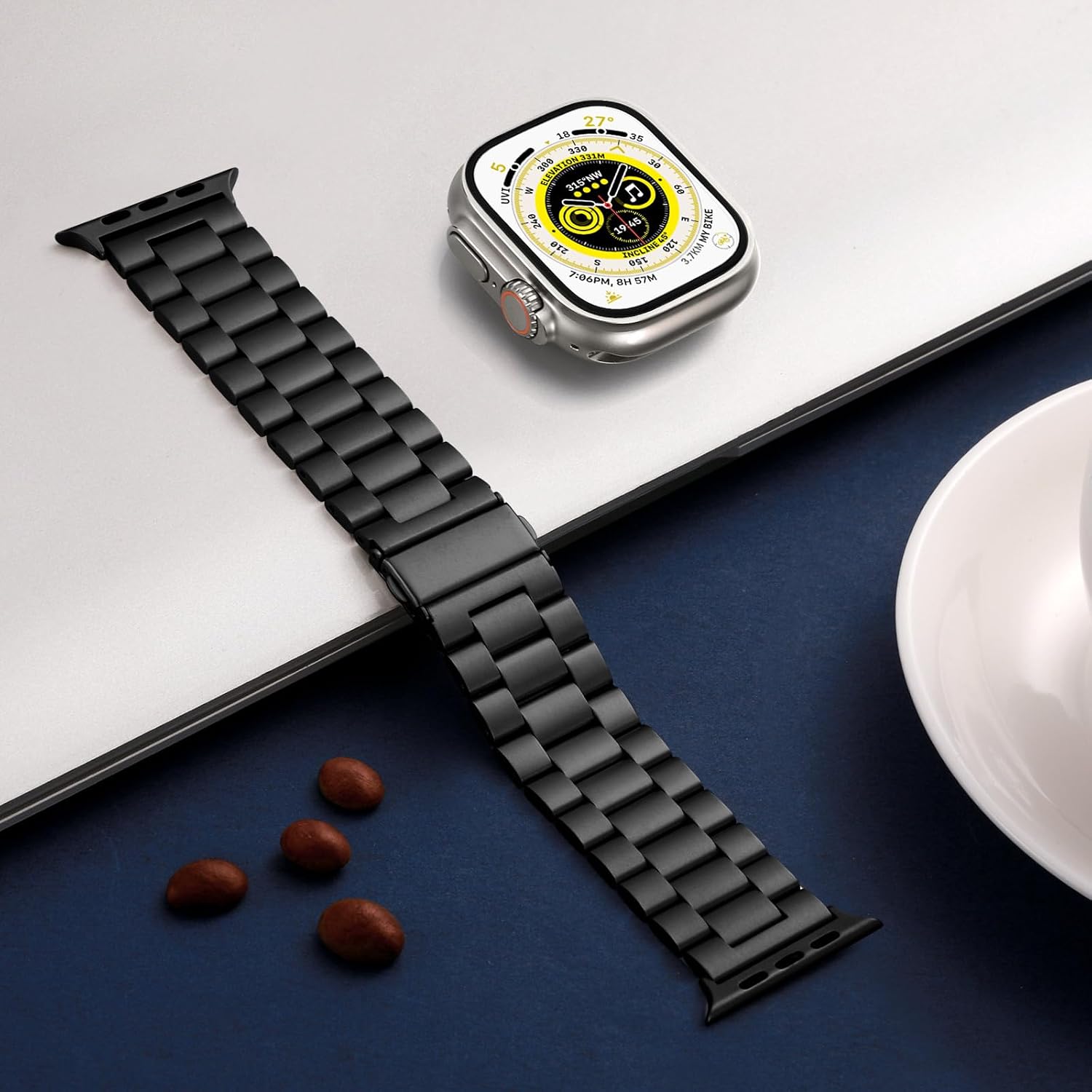 Thumbnail 4 de Netolo 24 mm stainless Apple Watch Ultra band