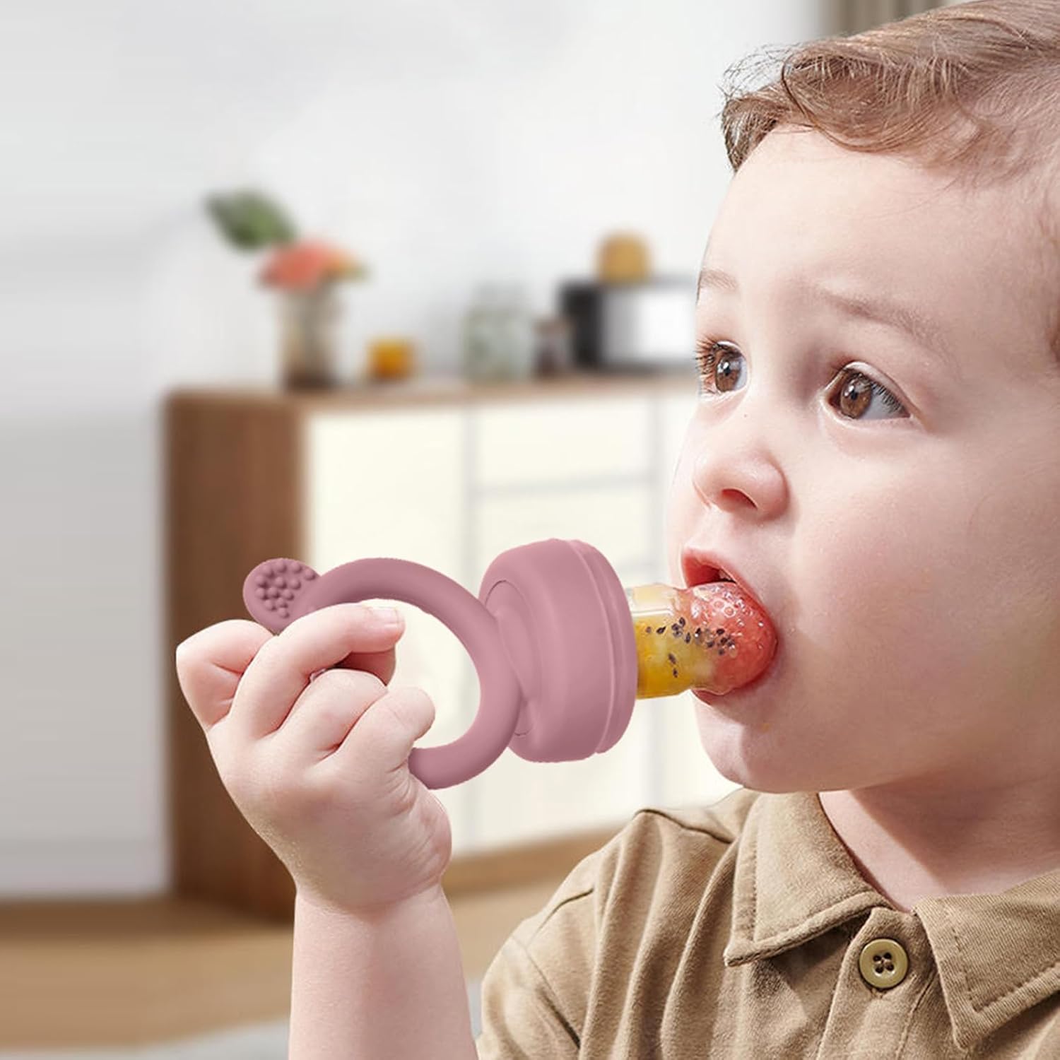 Thumbnail 6 de Aolso Fruchtsauger Baby – Silikon-Speicher-Set für Babynahrung in Eis-am-Stiel-Form