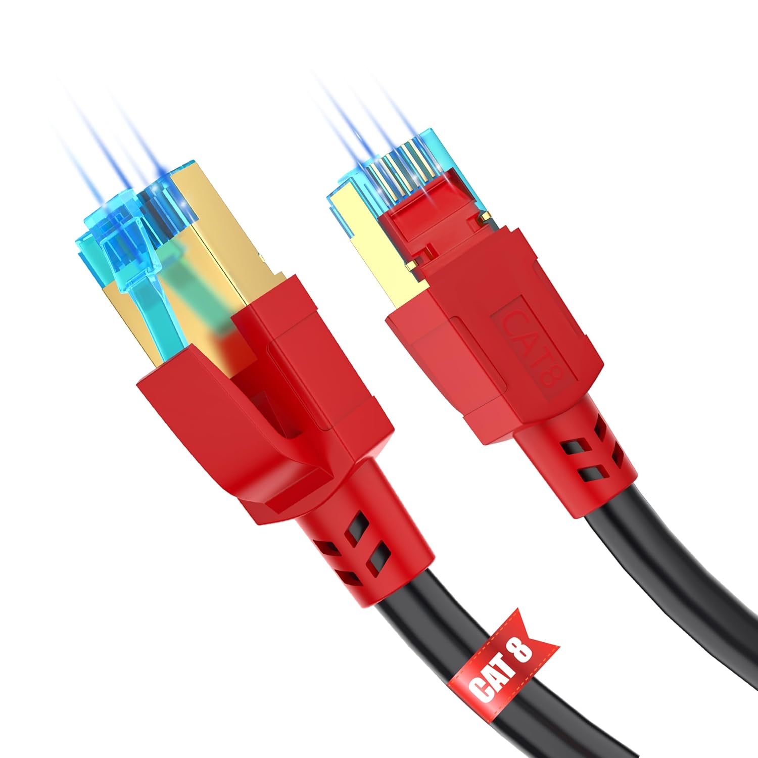 Thumbnail 6 de AOPOCKAN TECH Cat 8 Ethernet Cable 20 ft – Heavy Duty, Shielded, 40Gbps, 2000MHz