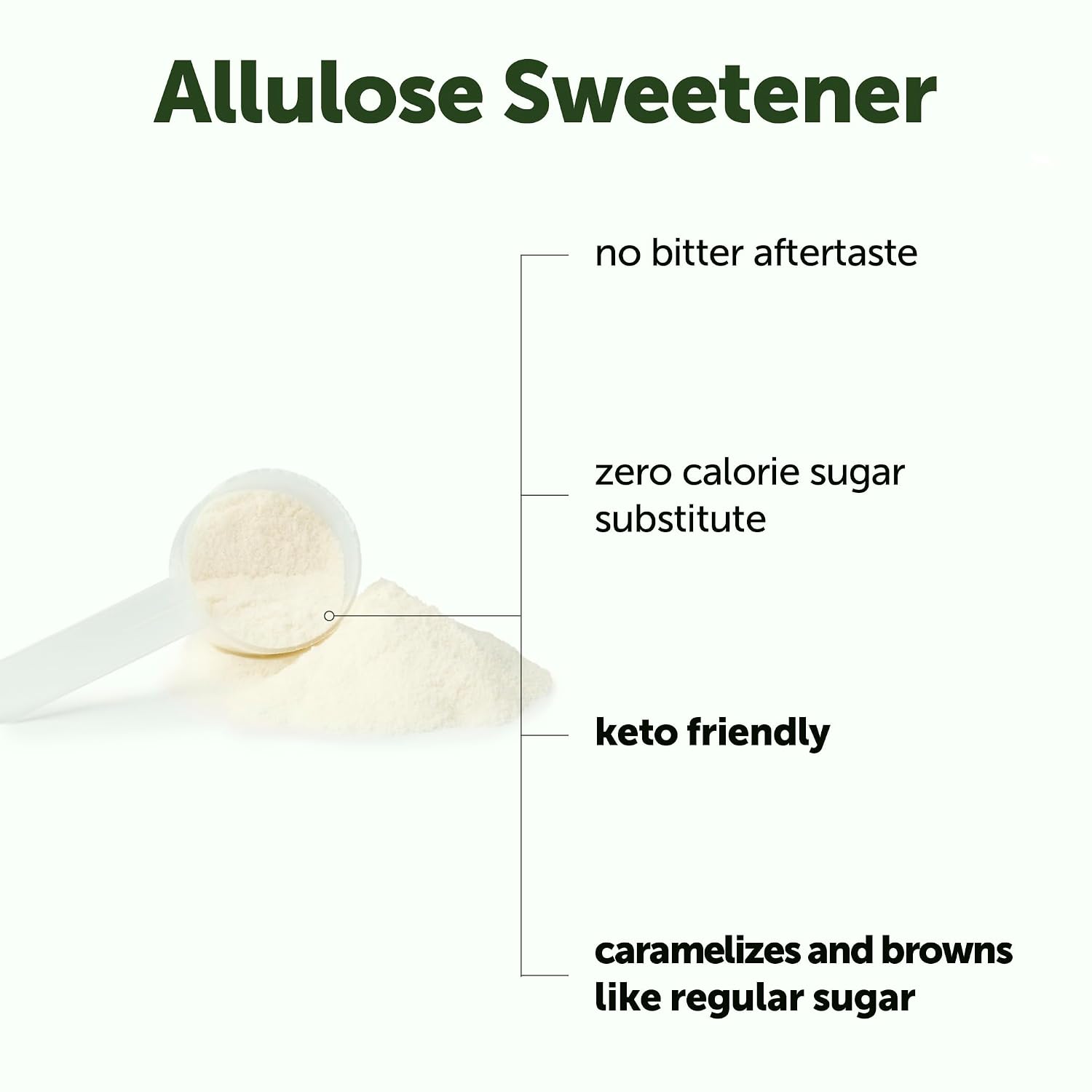 Detalle de Micro Ingredients Allulose Sweetener, 6 lb Zero-Calorie Plant-Based Sugar Alternative