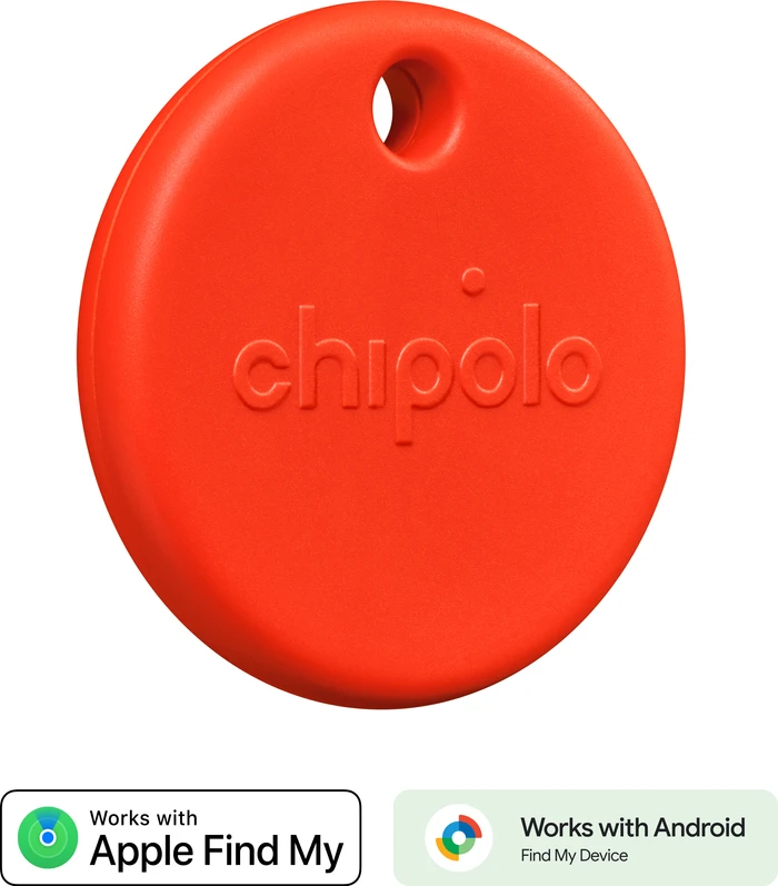 Thumbnail 4 de Chipolo POP Rot Bluetooth-Tracker für Schlüssel, Geldbörse & Tasche (mit App „Wo ist?“/„Mein Gerät finden“)