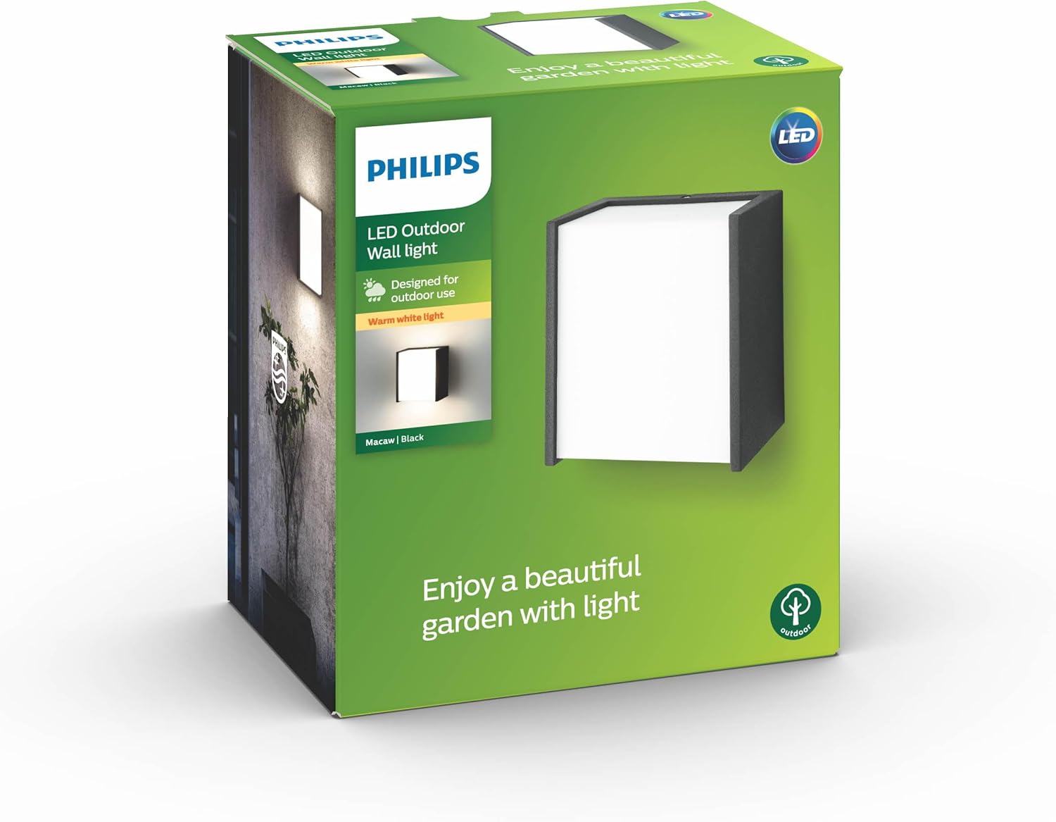 Detalle de Philips Mygarden MACAW applique LED 3W