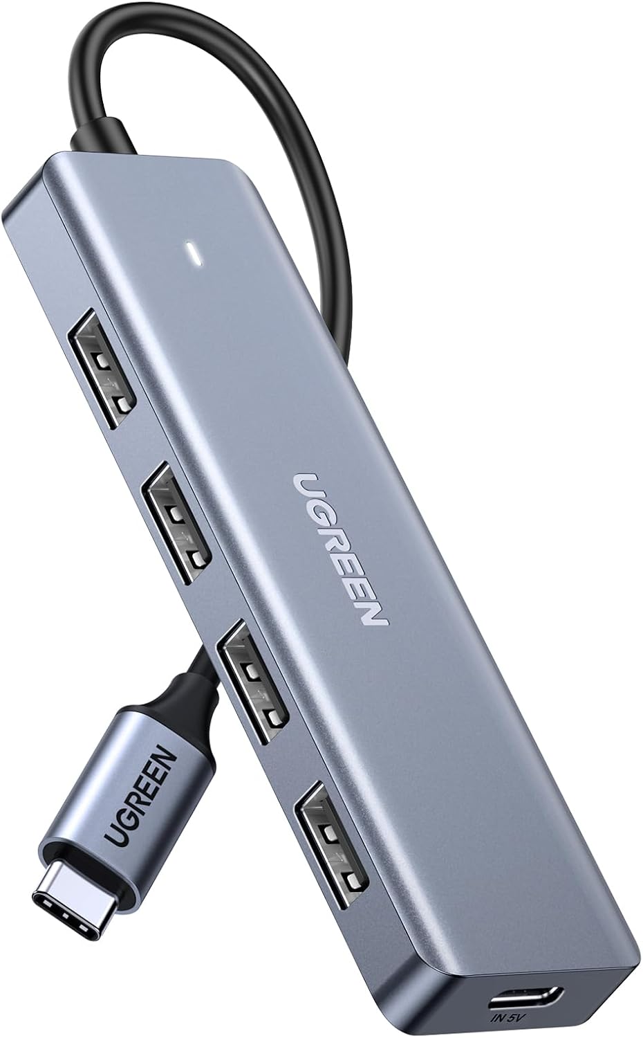 Detalle de UGREEN Hub USB C 4 ports 15 cm