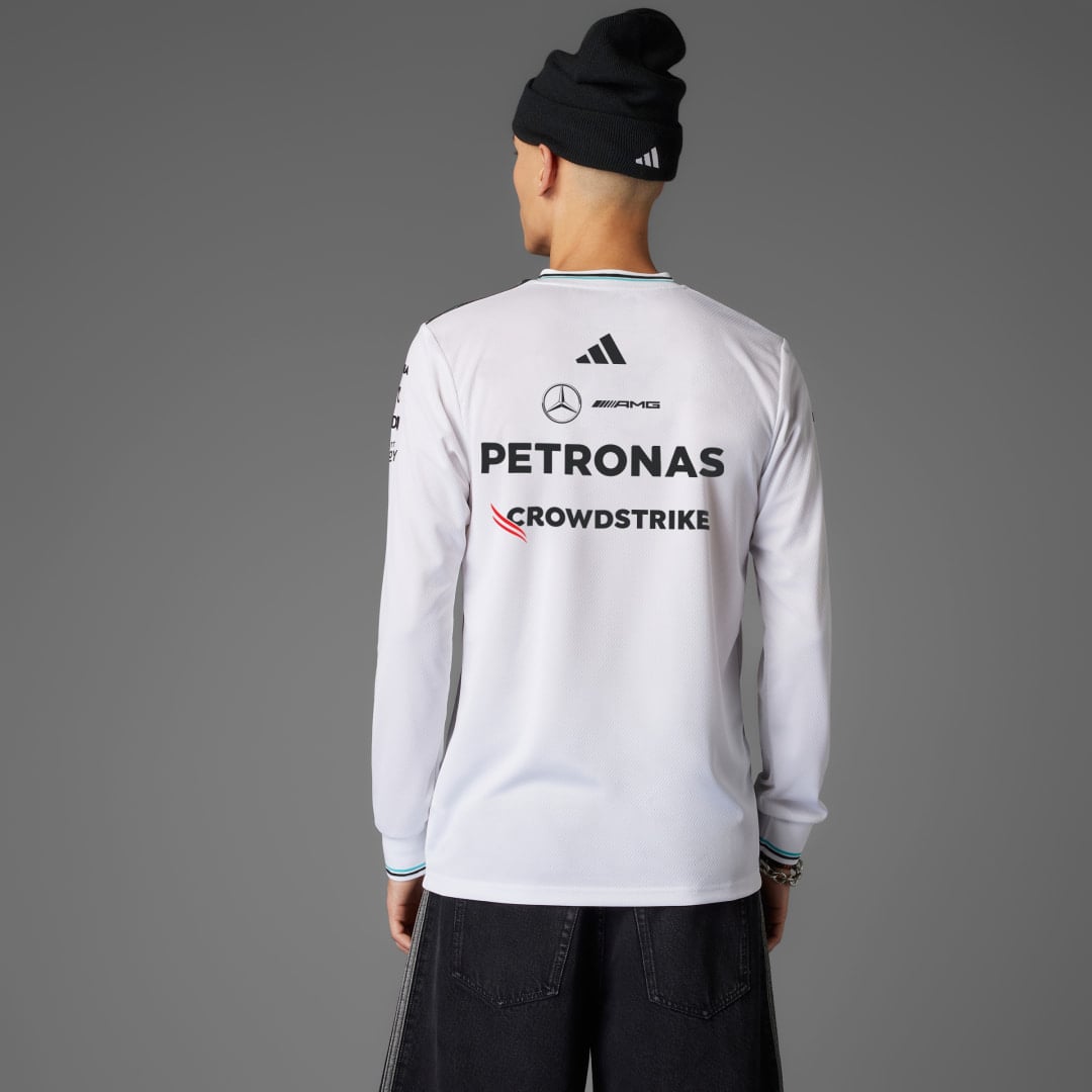 Detalle 2 de Camiseta Mercedes AMG Petronas Formula One Team Driver Authentic Long Sleeve – Adidas