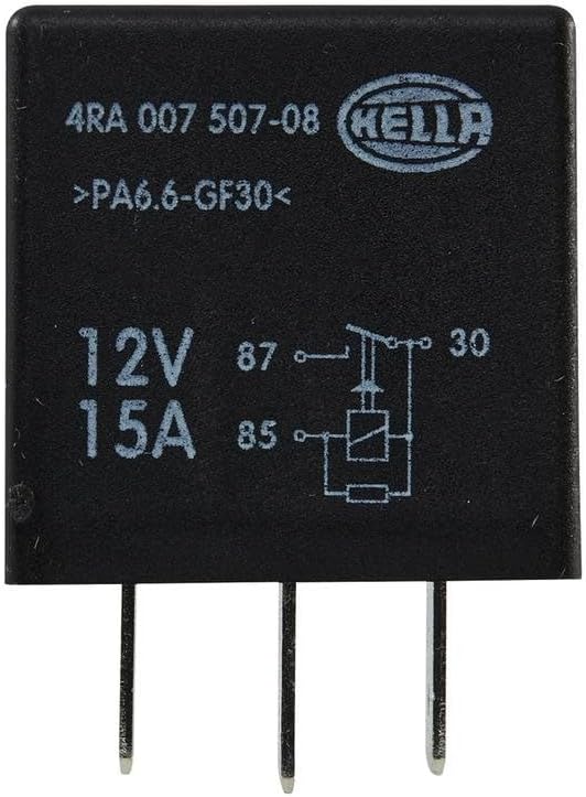 Thumbnail 1 de Relais thermique HELLA 4Ra 007 507-081 – 12V, 4 pôles, sans fixation