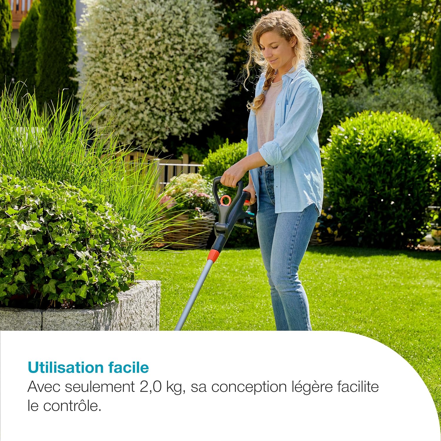 Detalle de Gardena Coupe-bordures EasyCut 23/18V P4A sans chargeur ni batterie