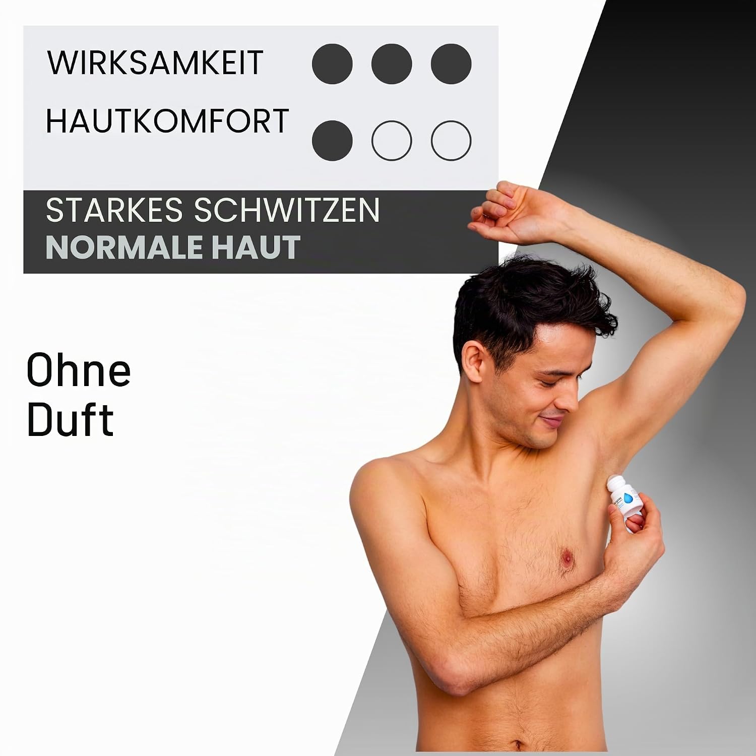 Detalle de Perspirex Strong: Antitranspirant-Roller gegen starkes Schwitzen (Strong 20 ml) für Herren