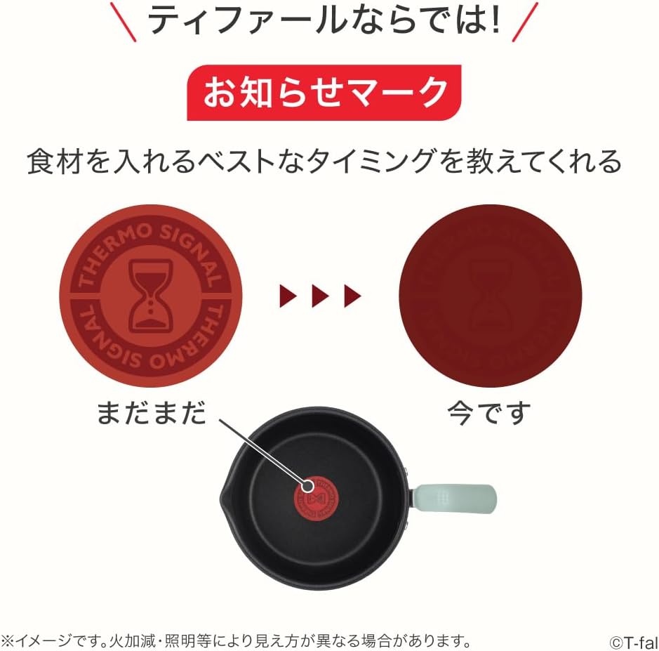 Detalle de T-Fal G79117 オプティスペース IHステンレス マルチポット 16cm・2.6L ユーカリグリーン