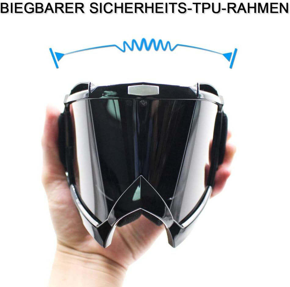 Detalle de SPOSUNE Motorradbrille MX Off Road mit 129 g