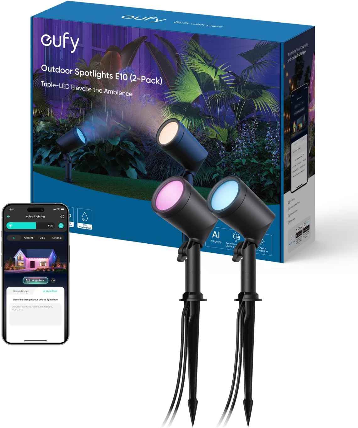 eufy Outdoor Spotlights E10 500lm