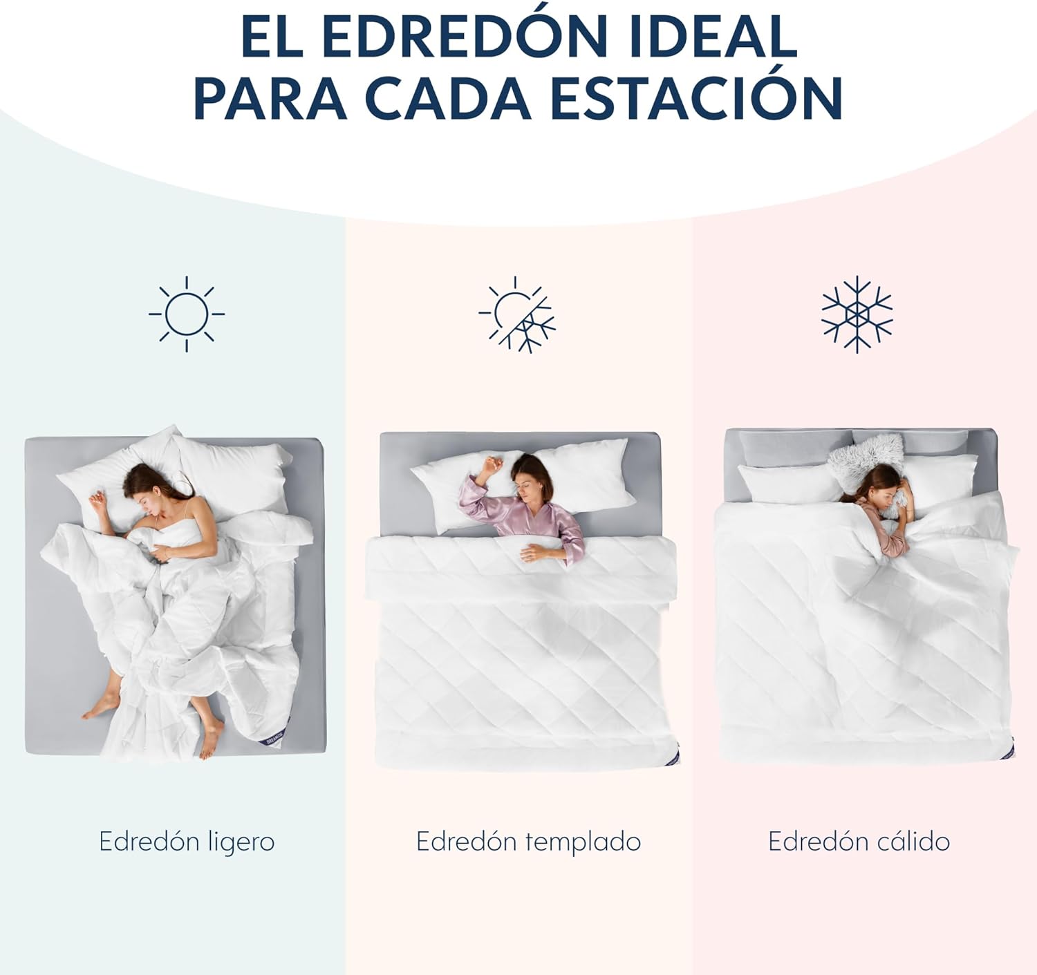 Thumbnail 5 de Dreamzie Edredón 4 Estaciones 135x200 🛏️