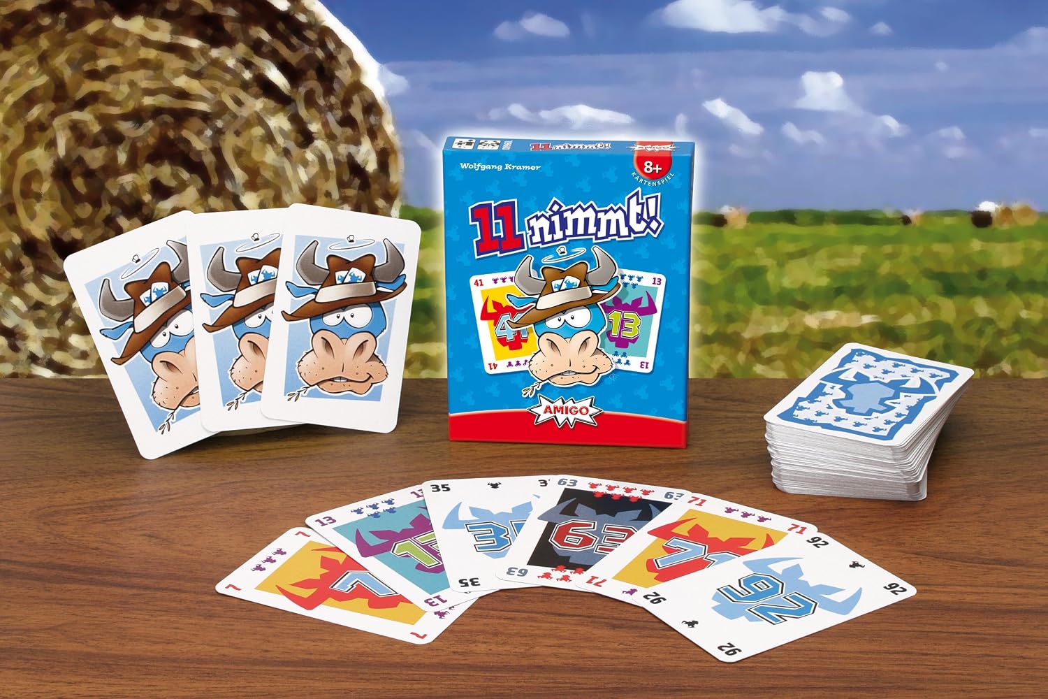 Detalle 2 de AMIGO Spiel + Freizeit 960 – 11 nimmt! Kartenspiel für rasante Runden