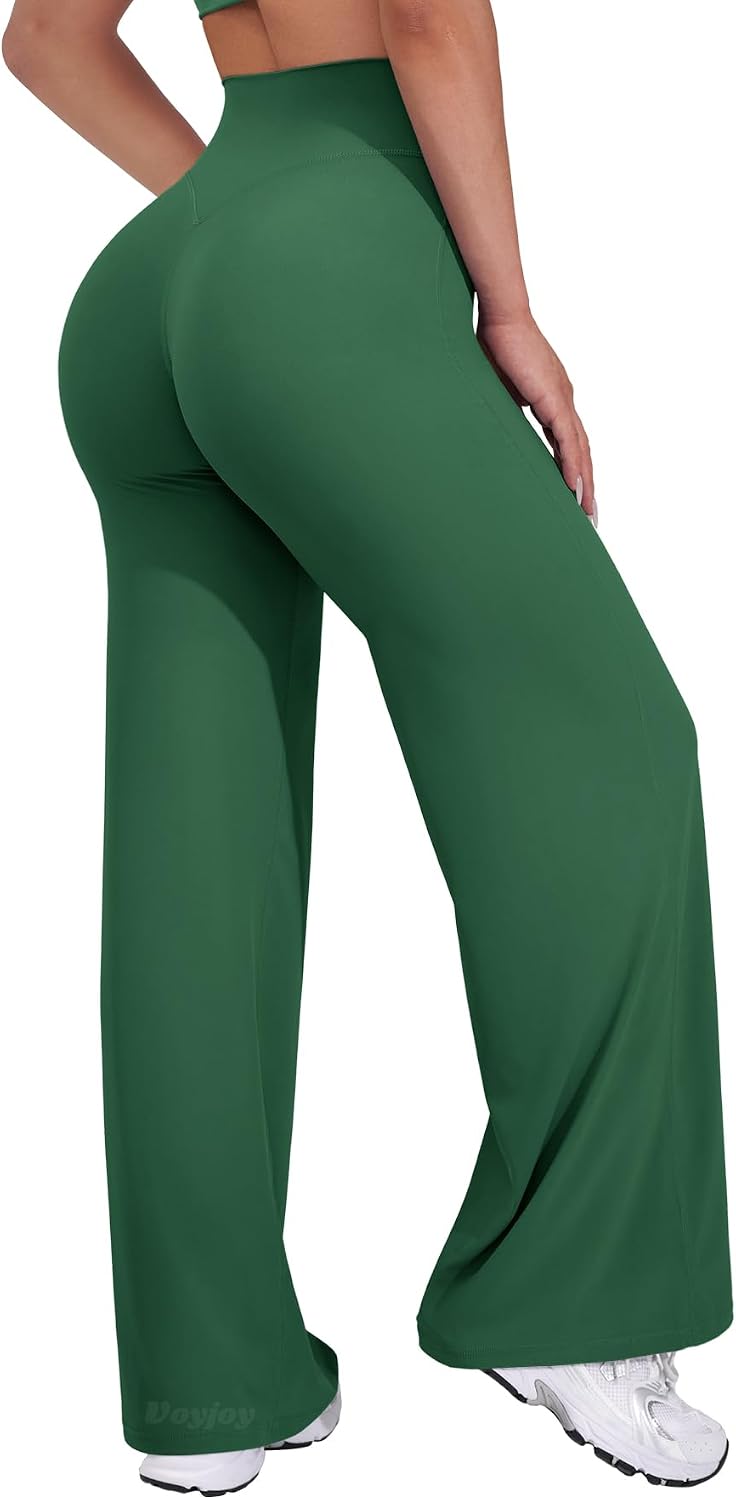 Detalle de VOYJOY Wide-Leg Leggings, 29-Inch Inseam