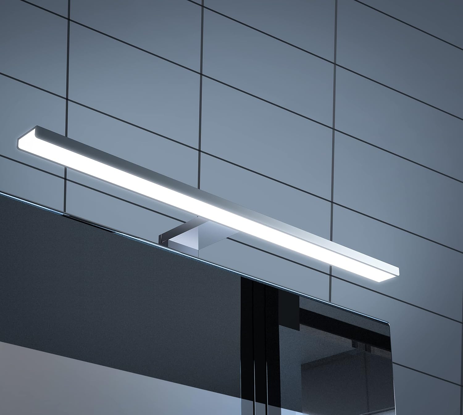 Thumbnail 6 de YIQAN 60 cm LED Specchio Luce 4000 K – Specchio con Illuminazione IP44