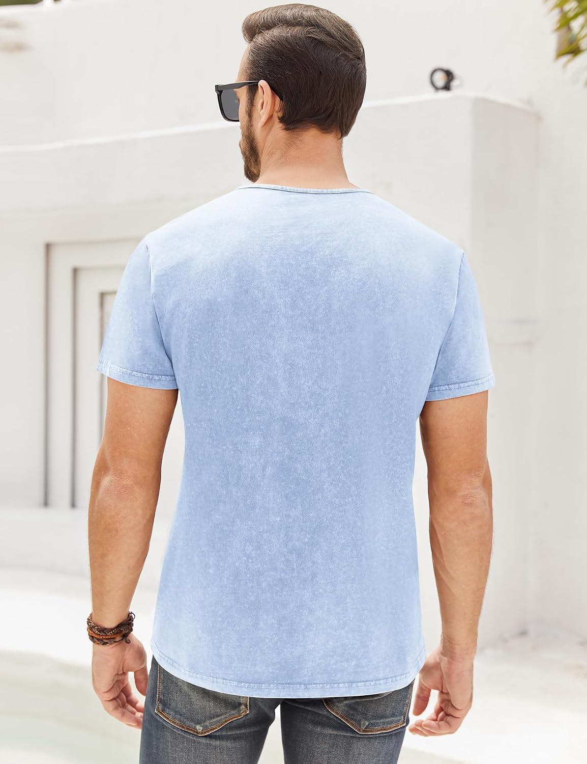 Thumbnail 3 de Beotyshow Henley-Hemd für Herren (Langarm, Slim Fit, Baumwolle) – Vintage Casual im Freizeitstil