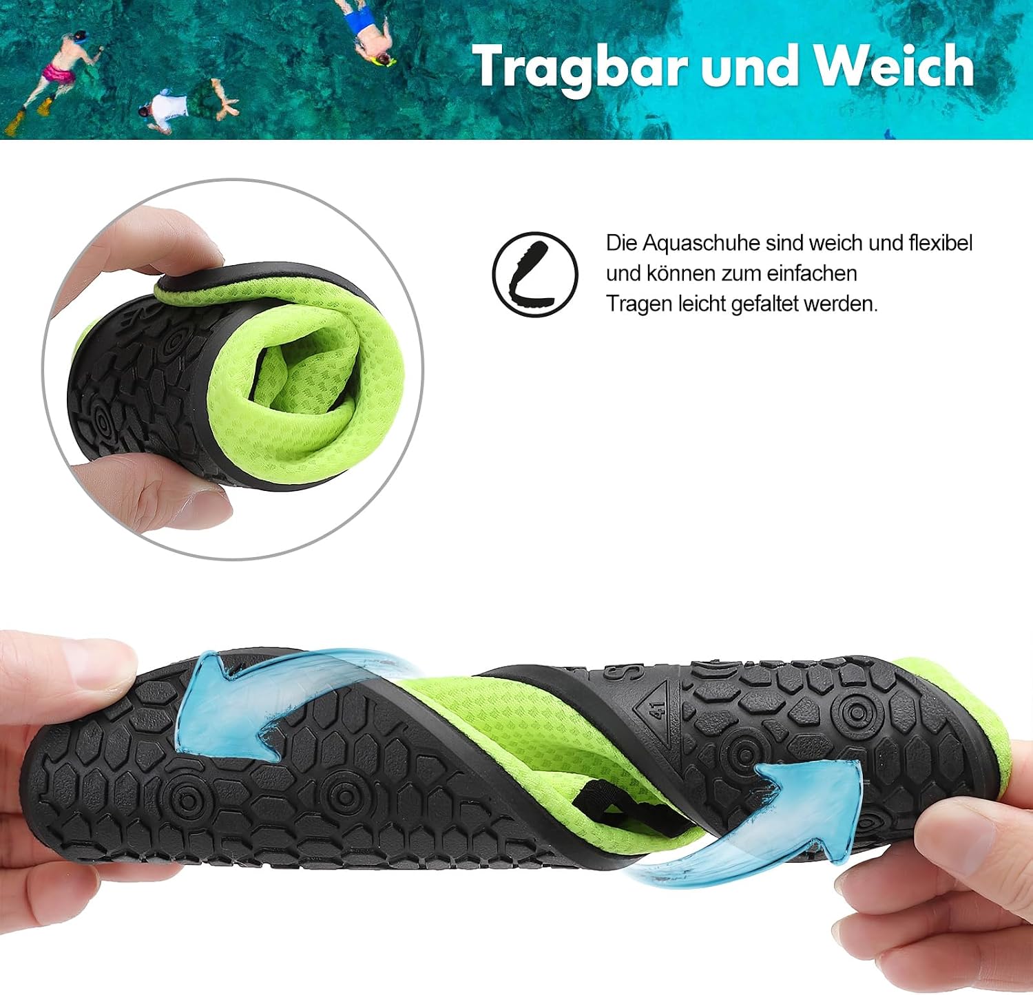 Detalle 2 de Sixspace Wasserschuhe für 34-47