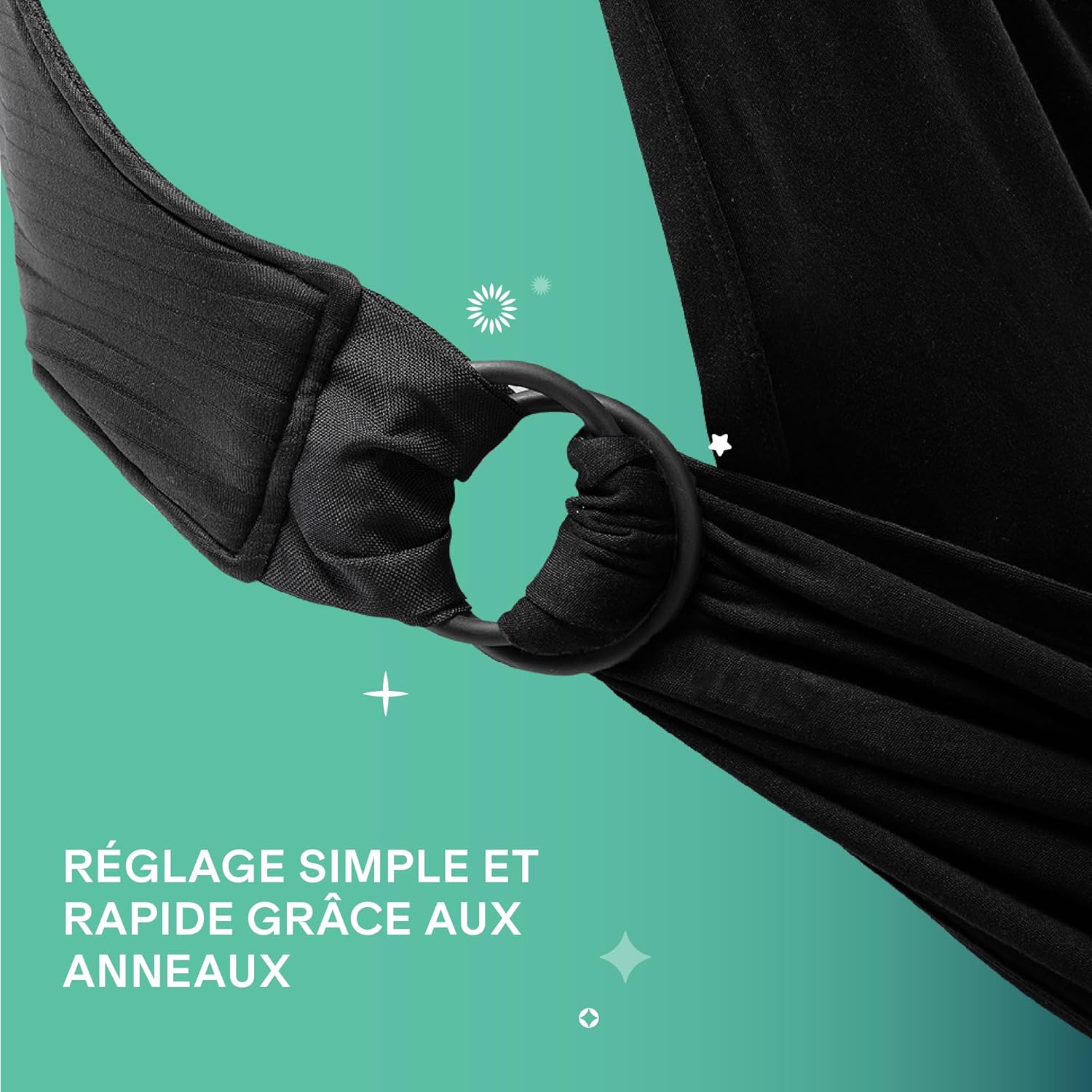 Thumbnail 5 de Koala Babycare Cuddle Band 2.0 : écharpe de portage bébé élastique ajustable, unisexe (jusqu’à 15 kg)