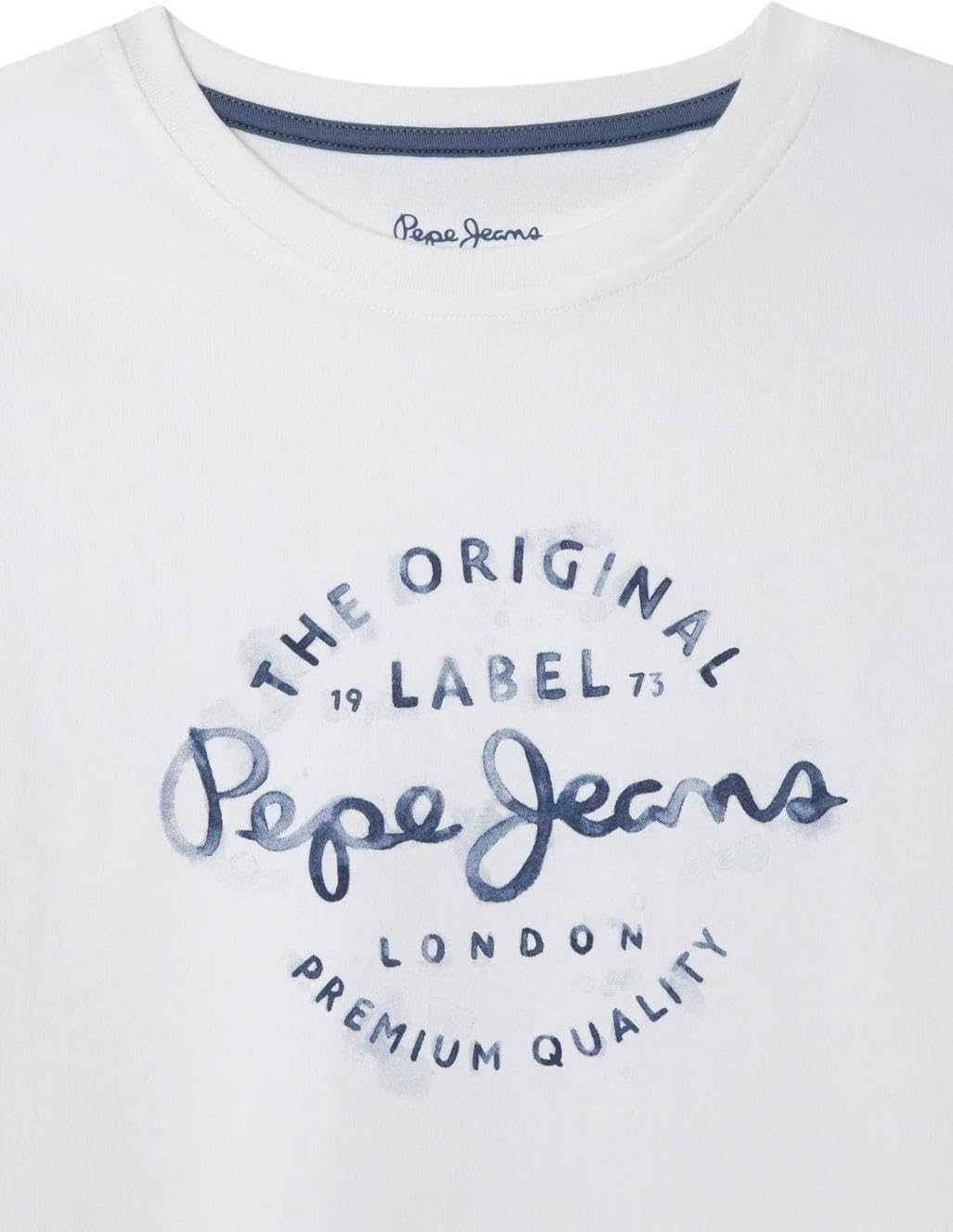 Detalle de Pepe Jeans Beckett T-Shirt Bambini e Ragazzi – stile artistico e vestibilità regolare