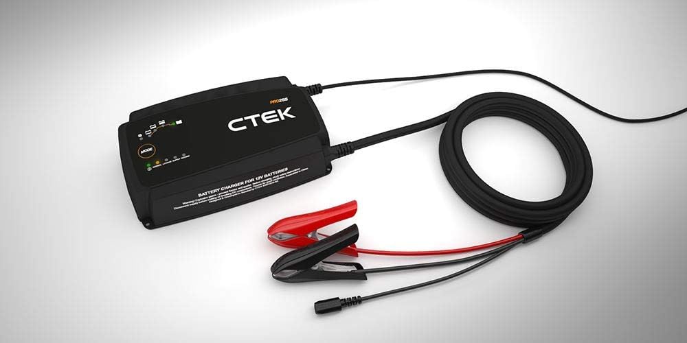 Detalle de CTEK Pro25S 12V Battery Charger, Power Supply and Maintainer for Lithium, Truck and Car