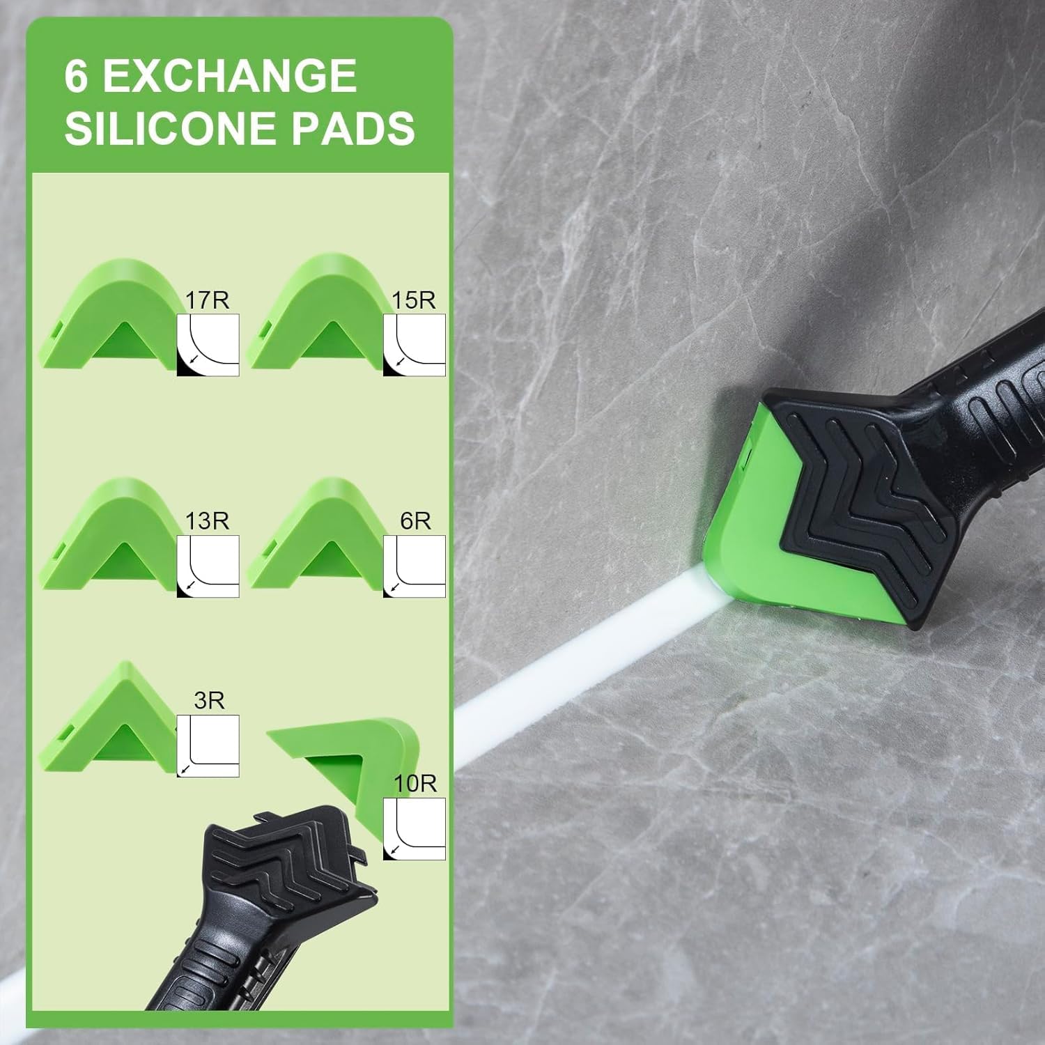 Thumbnail 4 de Caulking Tool 3 in 1 Sealant Finishing Tool ⌛📏
