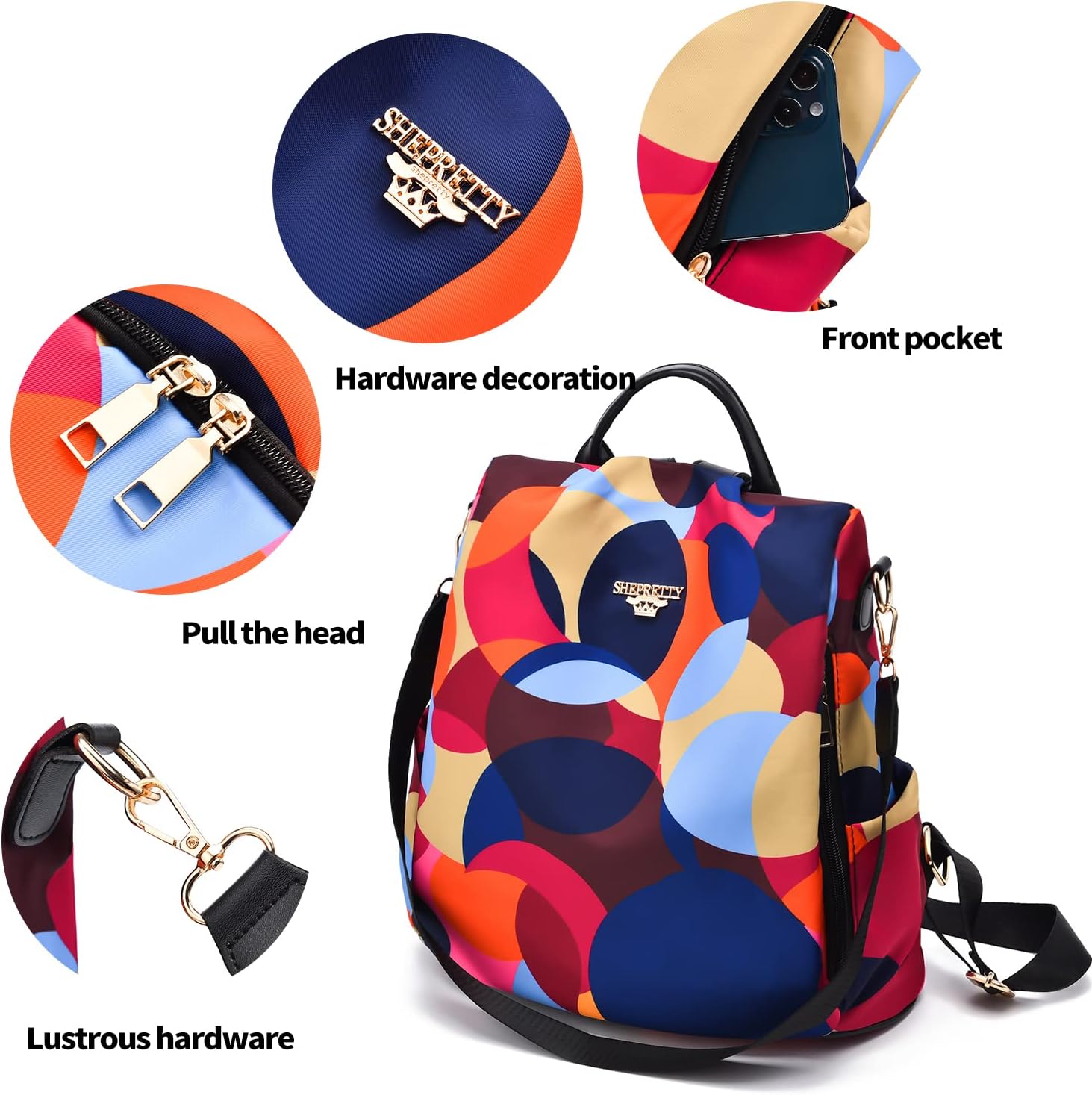 Thumbnail 4 de shepretty Anti-Theft Women Travel Rucksack Shoulder Bag