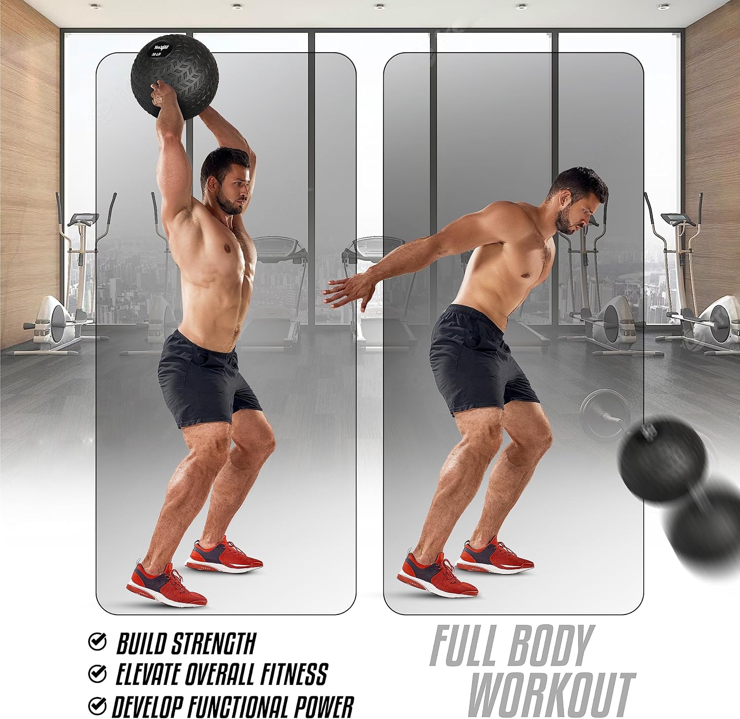 Thumbnail 5 de Slam Balls 10-40 lb Weighted Slam Ball