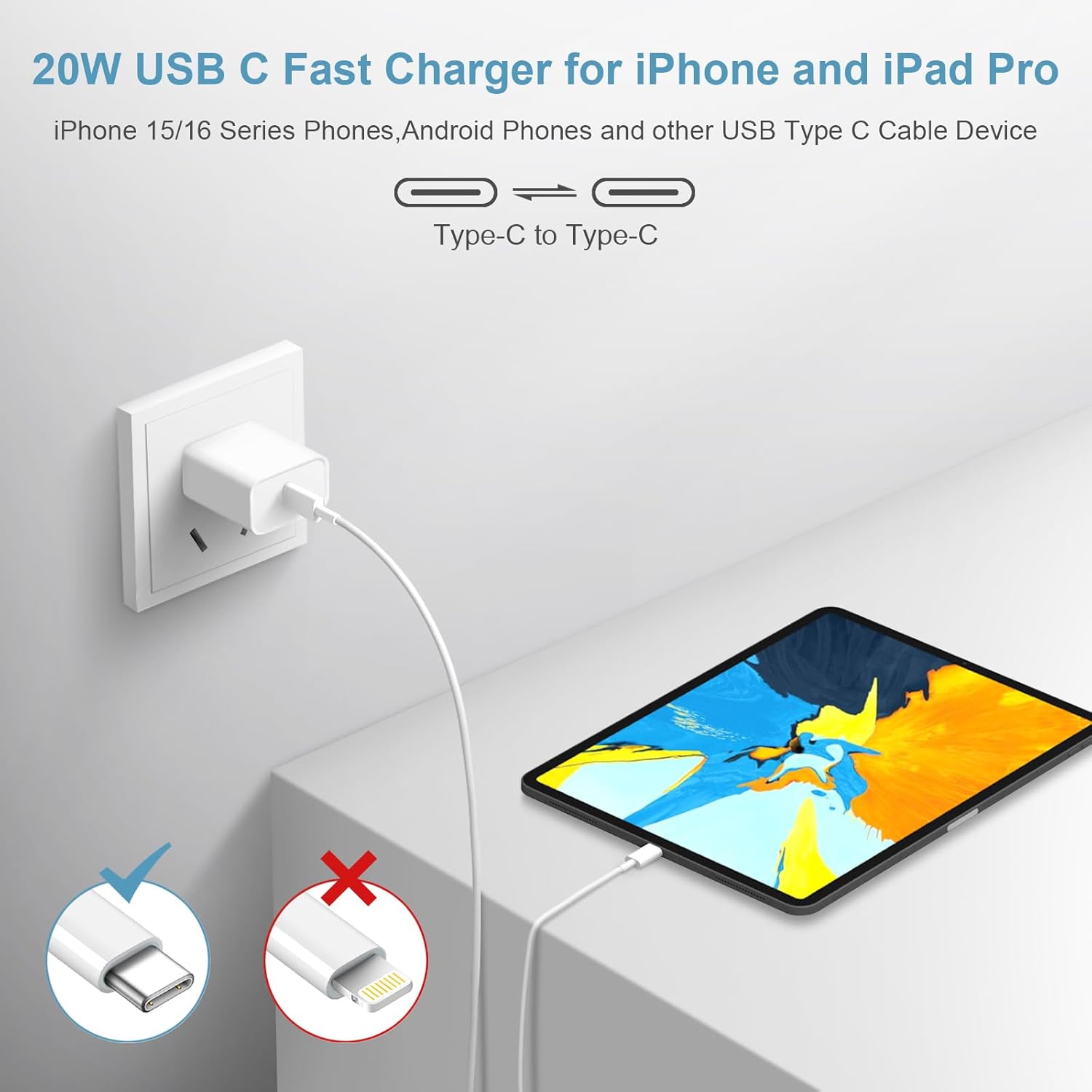 Thumbnail 5 de 20W USB-C iPhone Charger for Fast Charging