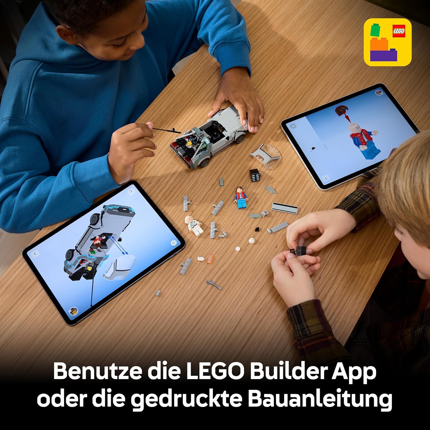 Thumbnail 6 de LEGO Speed Champions 77256 Zeitmaschine aus „Zurück in die Zukunft“ mit 2 Minifiguren