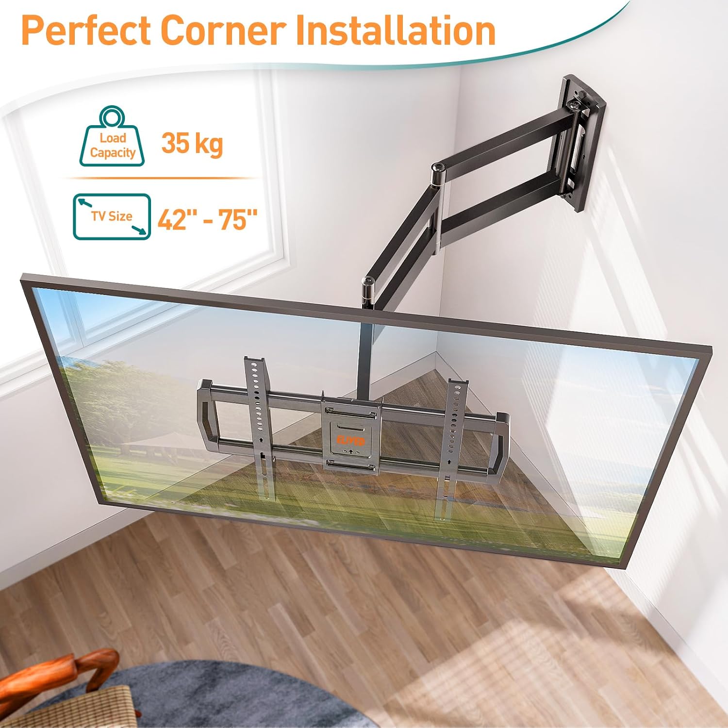 Thumbnail 2 de ELIVED EV3037 762mm Long Arm TV Wall Bracket