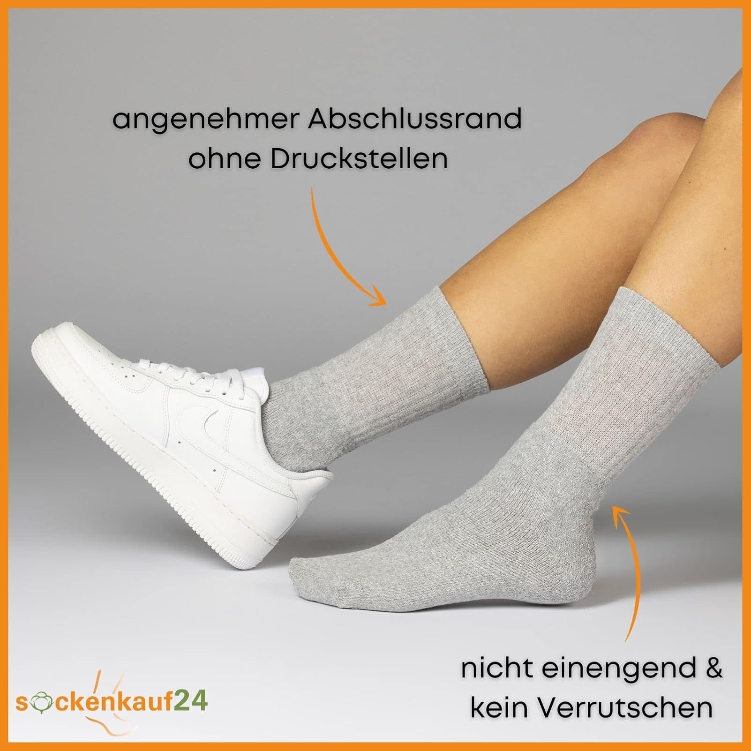 Thumbnail 4 de 10/20/30 Paar Sportsocken & Tennissocken aus Baumwolle – Herren & Damen, ohne drückende Naht
