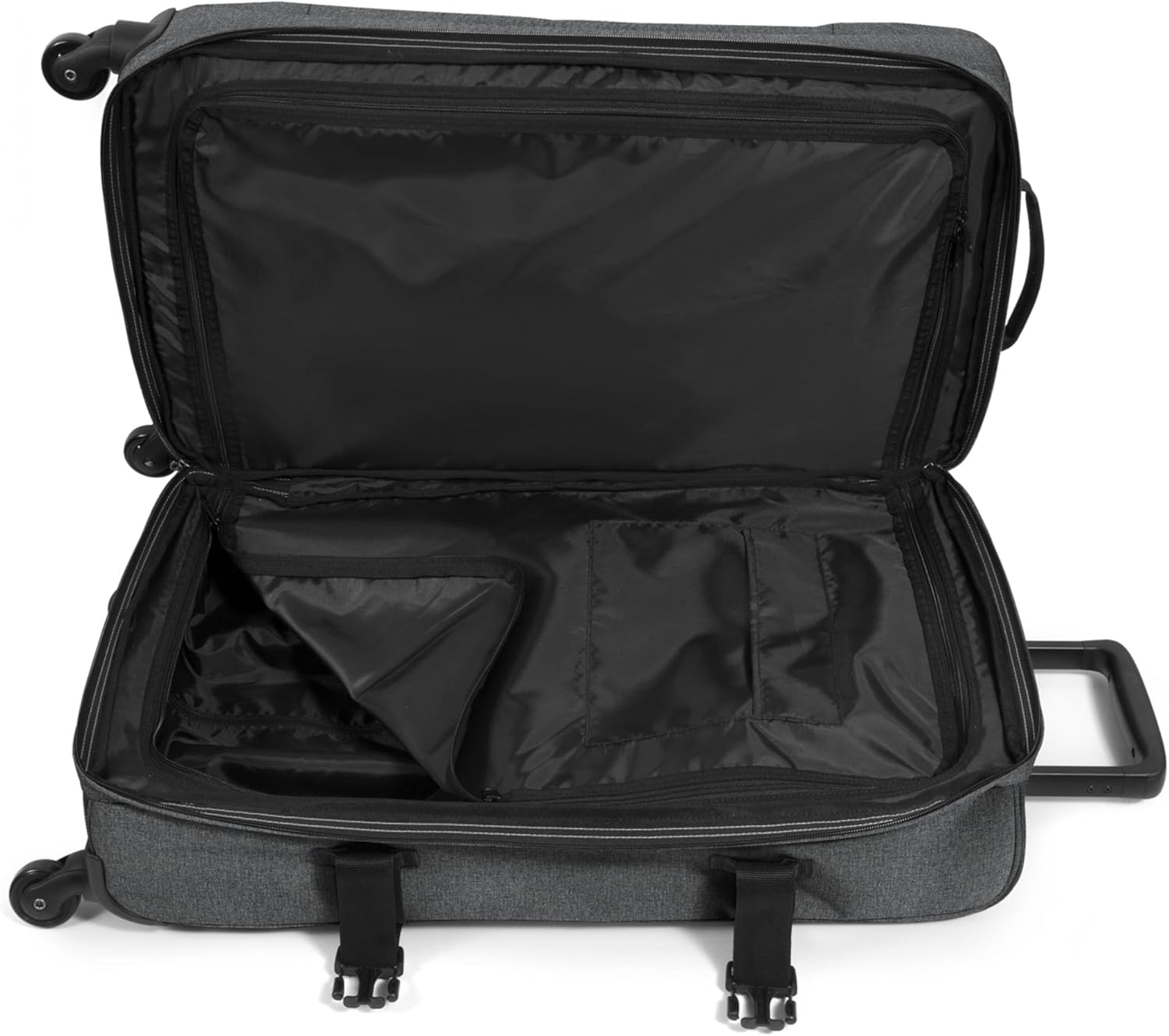 Detalle de EASTPAK TRANS4 M Valise – 68 L, 70 x 39 x 28 cm, Black Denim Gris