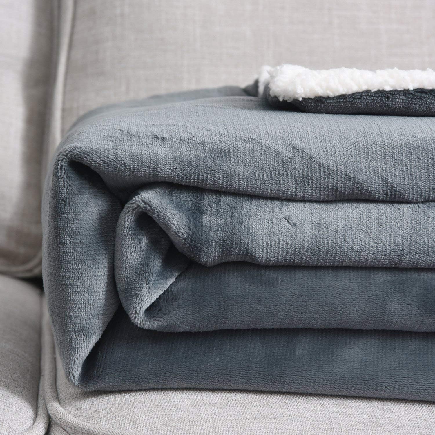 Detalle 2 de NANPIPER Sherpa Blanket, Twin Size