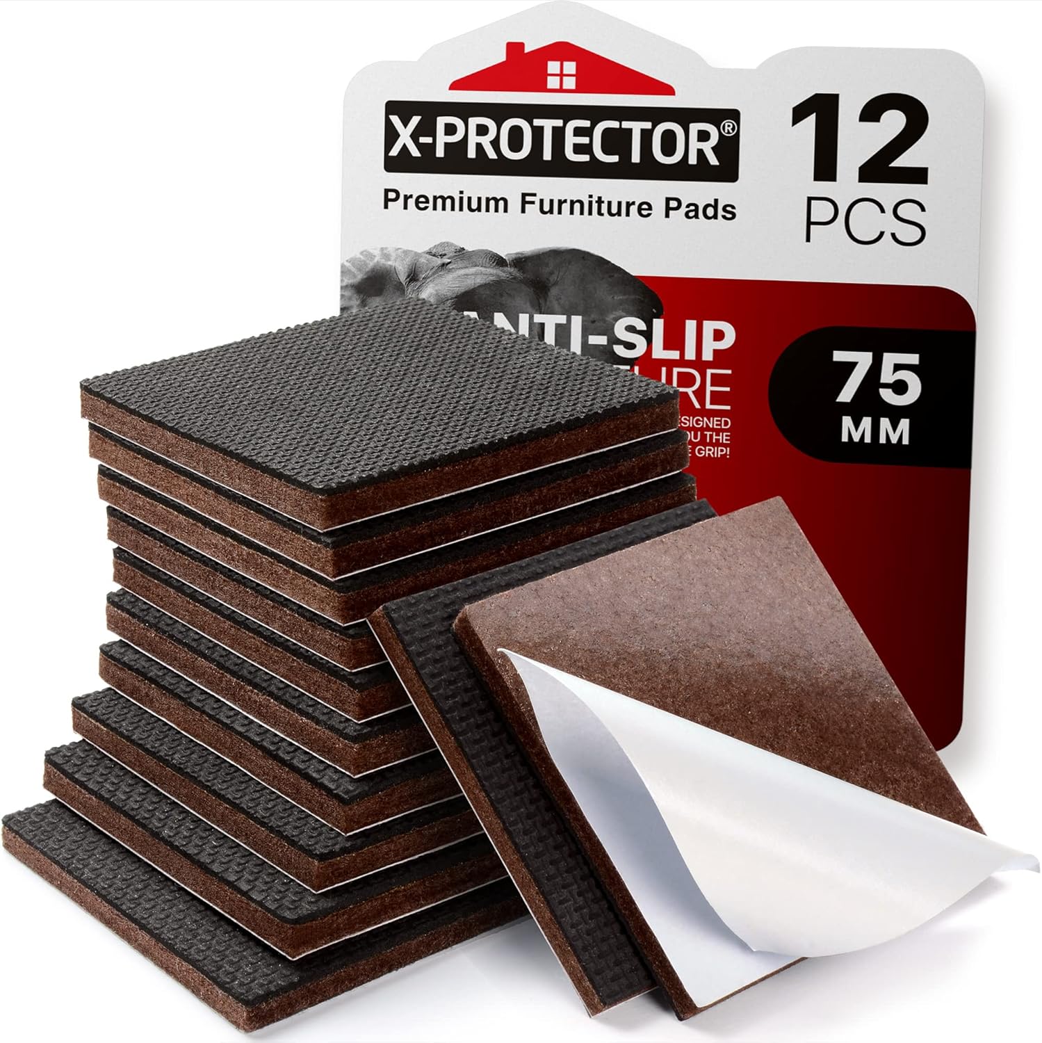 Thumbnail 6 de FURNITURE PADS X-PROTECTOR Premium Non Slip Pads (16 x 50mm) – Floor Protectors for Furniture Feet