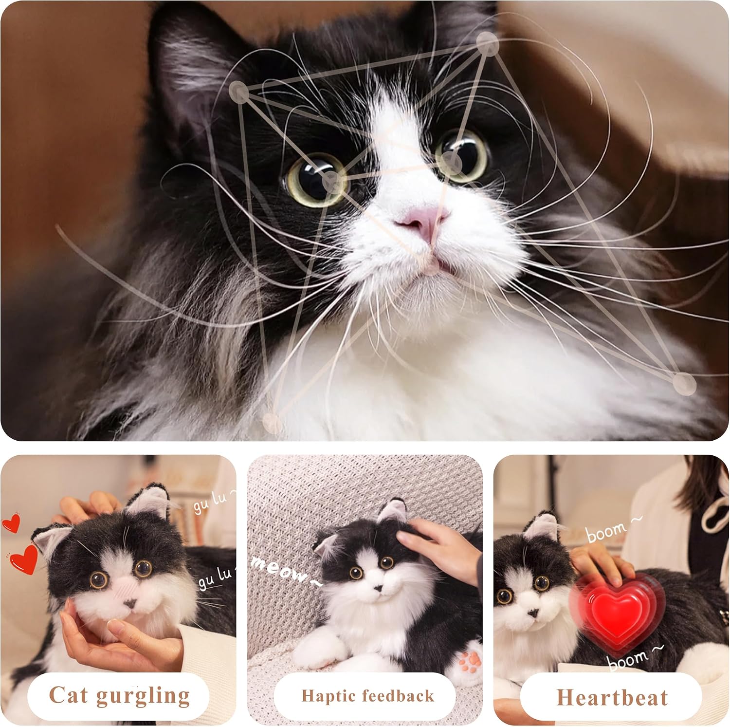 Thumbnail 5 de Chongker Interactive Companion Robot Cat 1pc