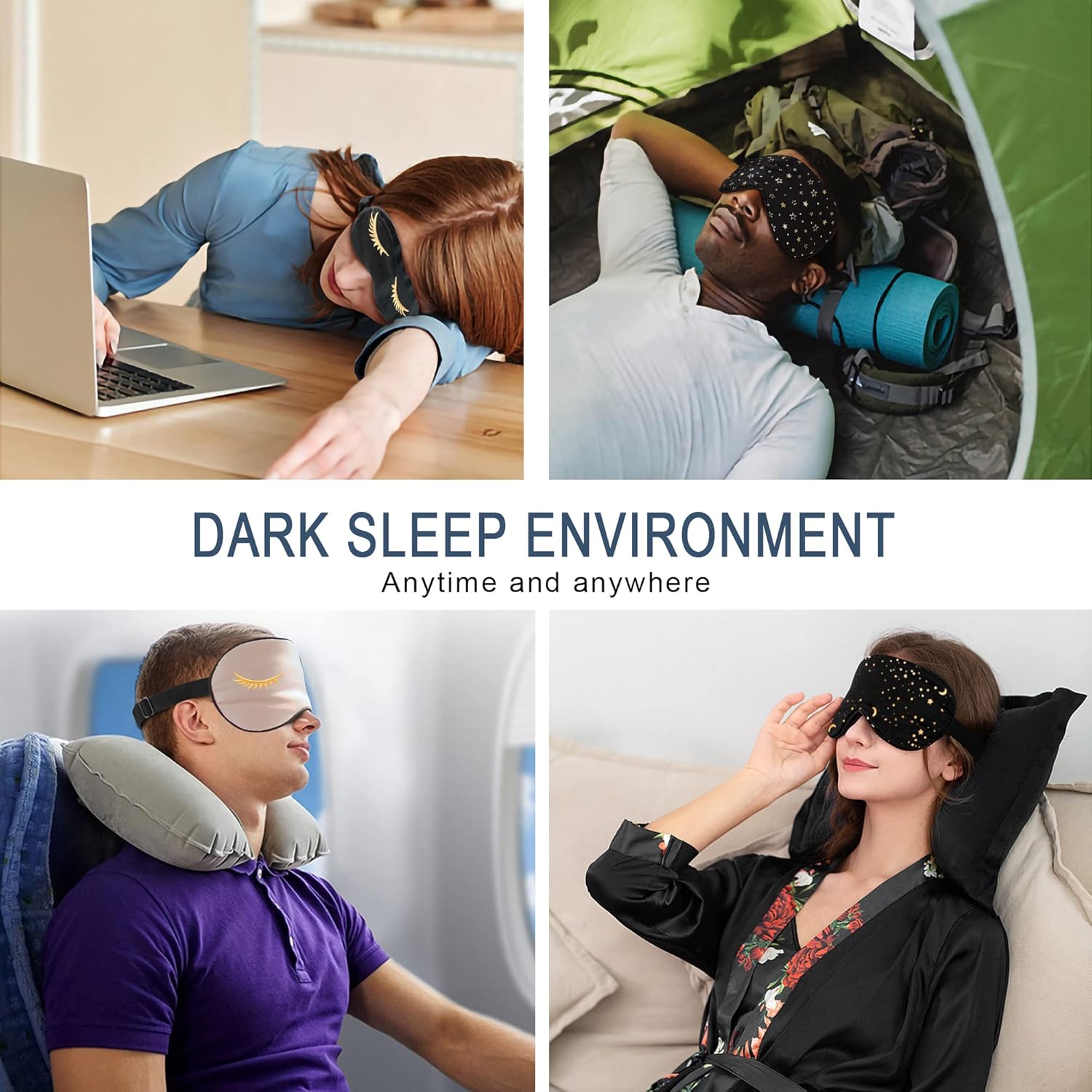 townssilk Silk Sleep Mask 2 Pack
