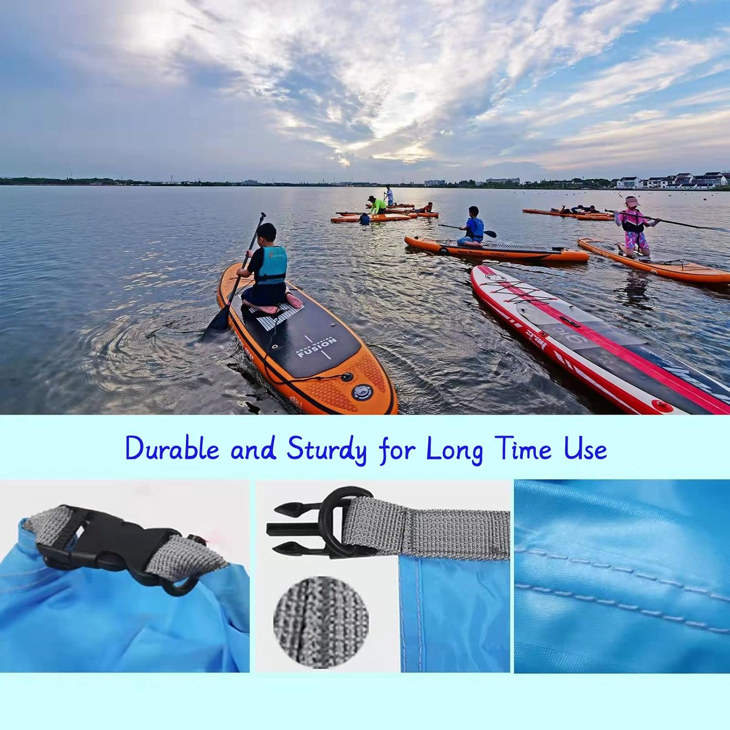 Thumbnail 5 de 10L/20L/40L/70L Waterproof Dry Bag: Lightweight, Durable Dry Sacks for Outdoors