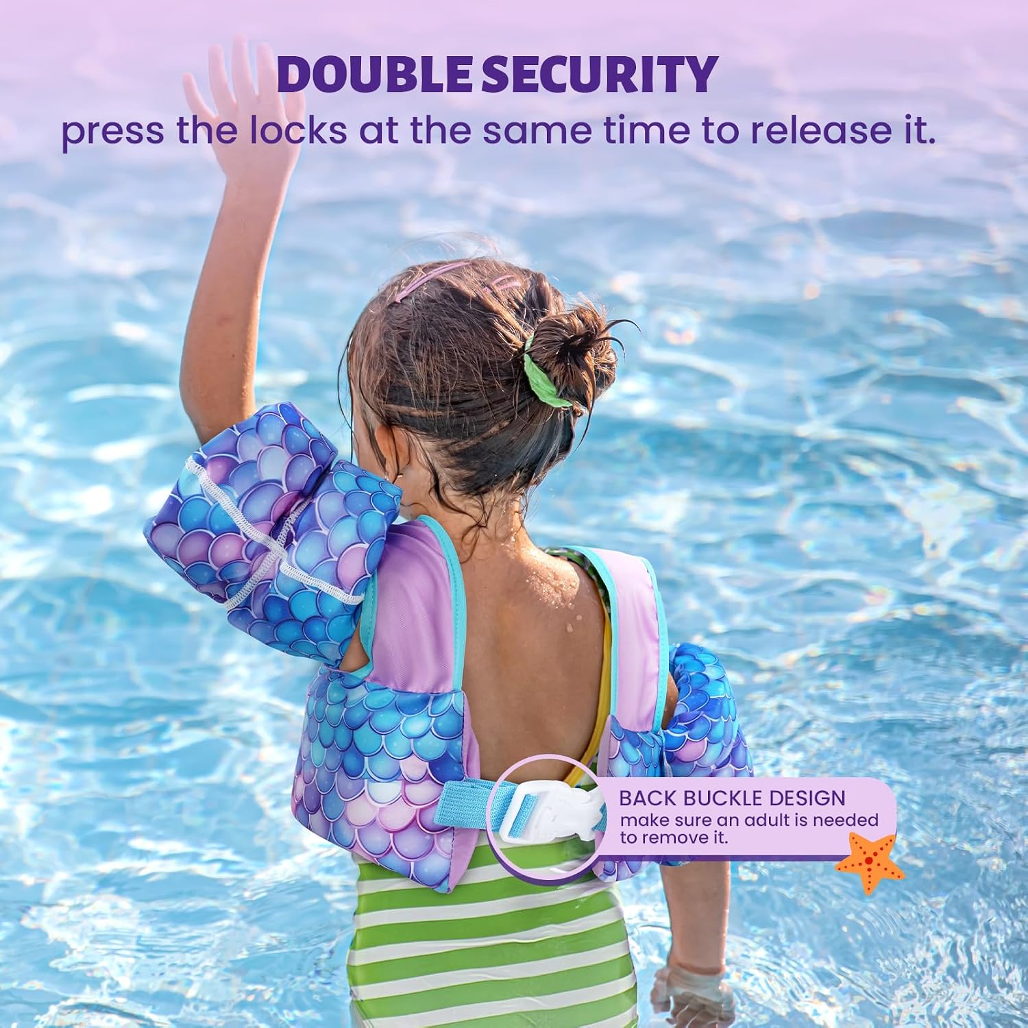 Detalle 2 de Zeraty Toddler Swim Vest, 30–50 lb