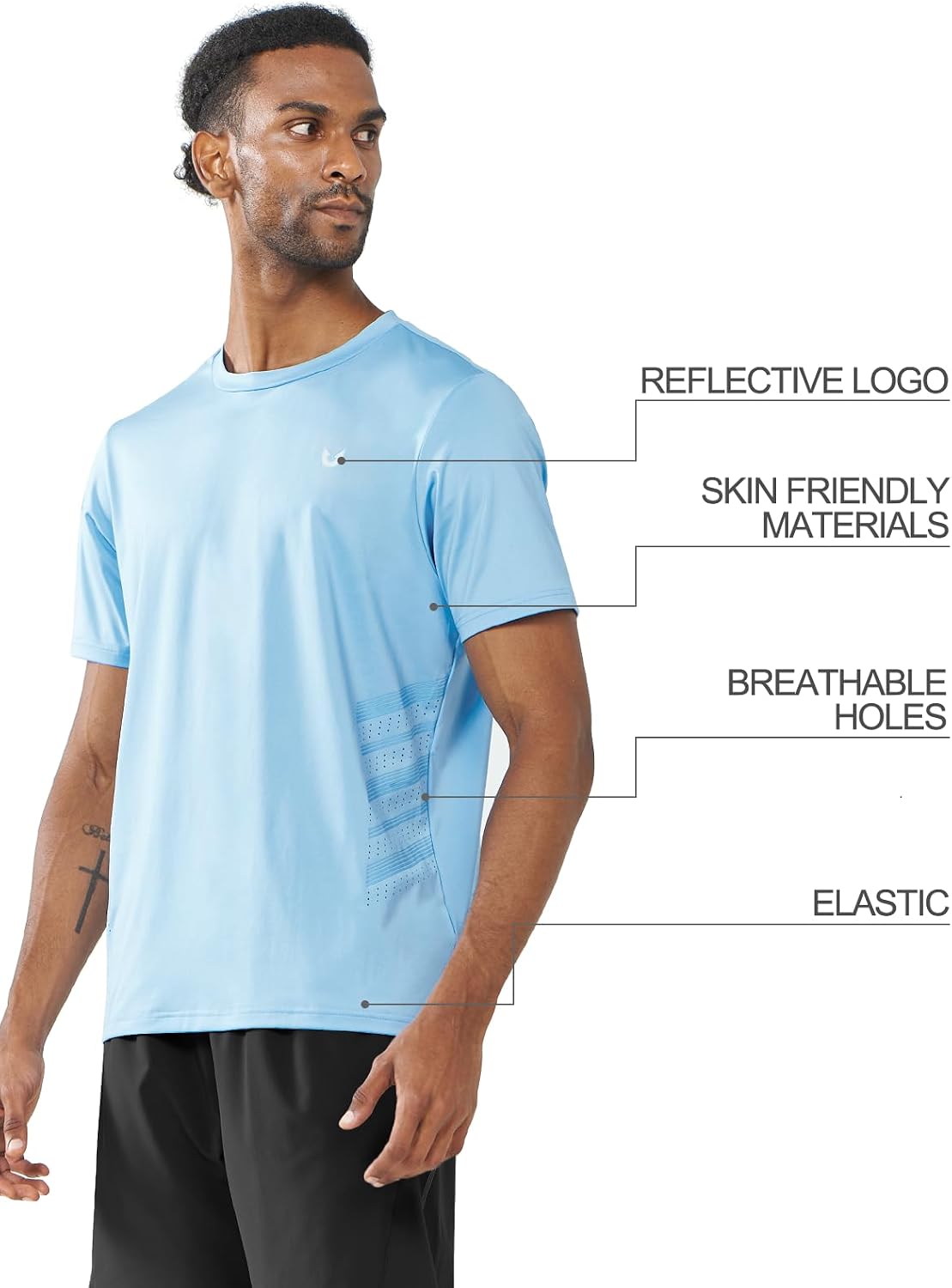 Thumbnail 3 de NORTHYARD Breathable 2.0 Men's Athletic Tee