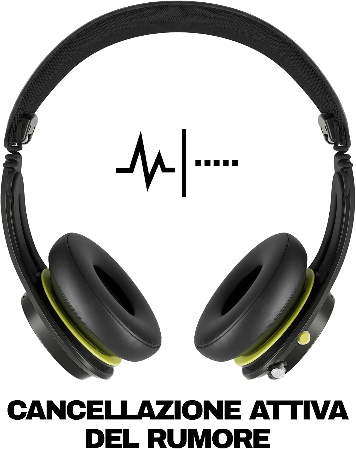Detalle de Skullcandy Icon ANC Wireless On-Ear: cuffie con ANC, fino a 60 ore di autonomia e design pieghevole