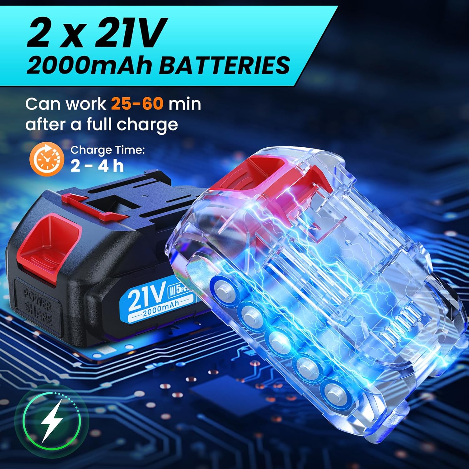 Thumbnail 5 de Motosierra a batería 1000W
