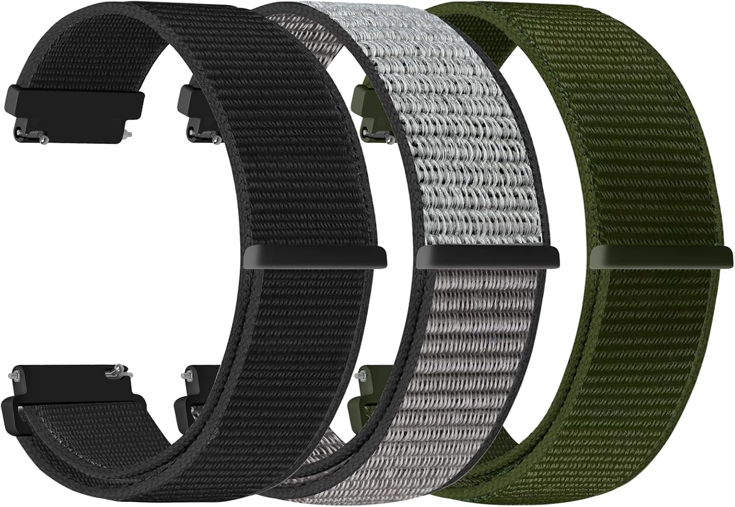 Detalle de YCHDDER Nylon Uhrenarmband 16mm
